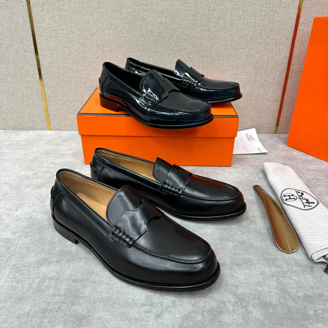 Men's Loafers And Dress Shoes HERMES 18397508