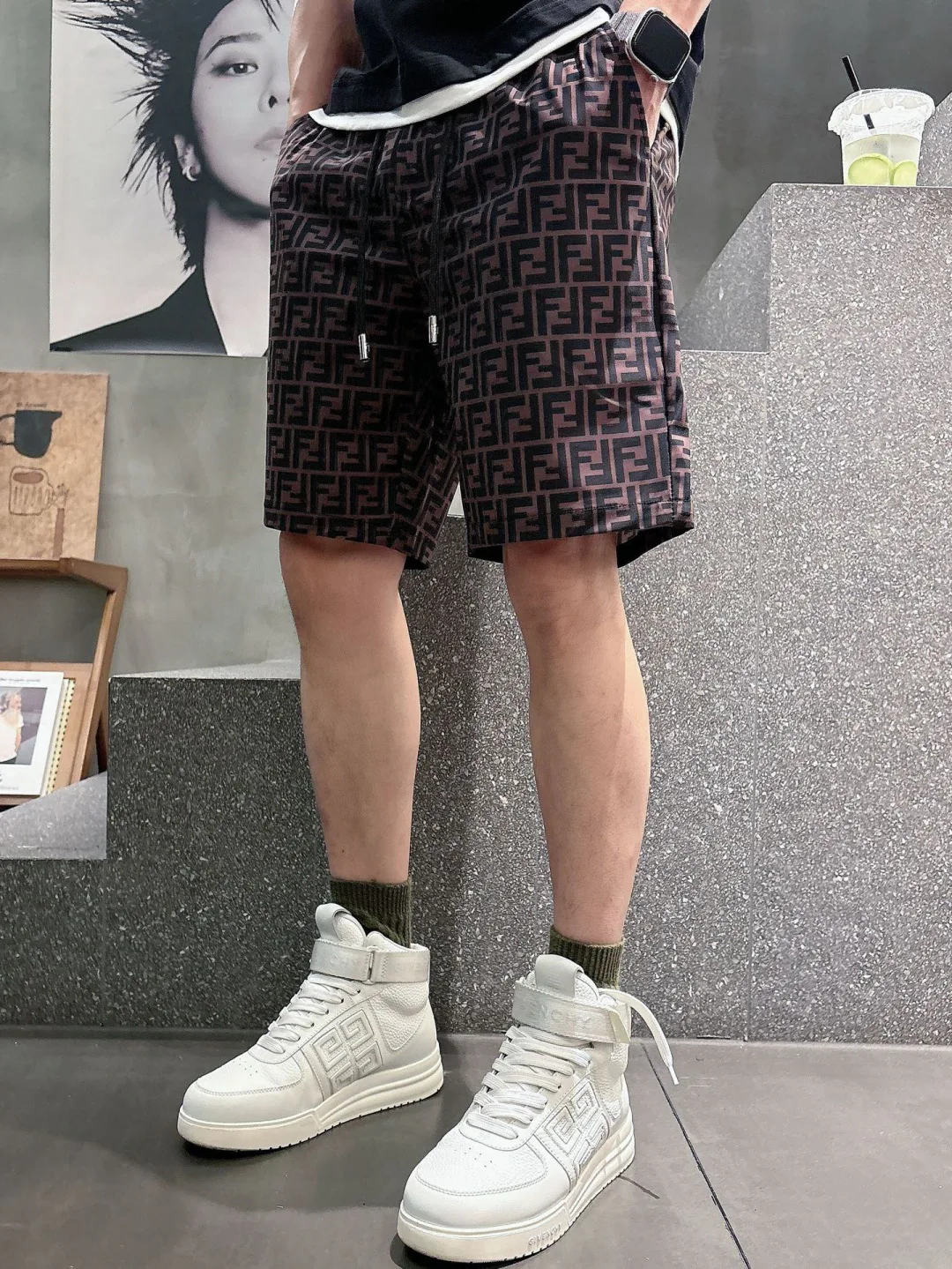 Men's Shorts FENDI 17468340