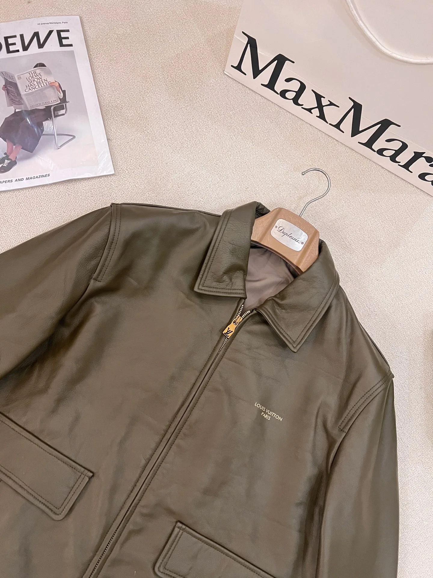 Women's Leather Jackets And Sheepskin Coats LOUIS VUITTON 18408977
