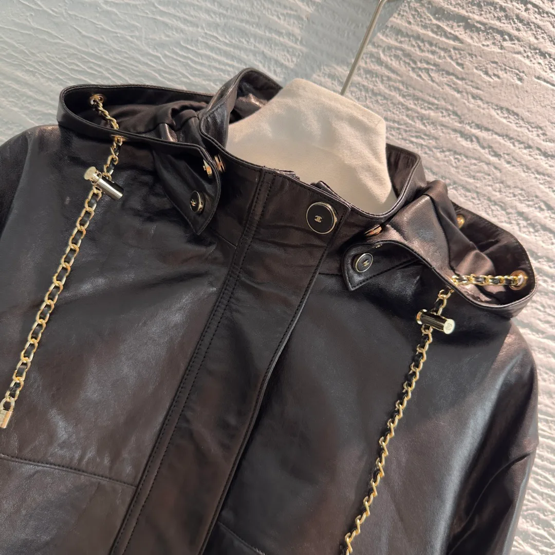 Women's Leather Jackets And Sheepskin Coats CHANEL 17474162
