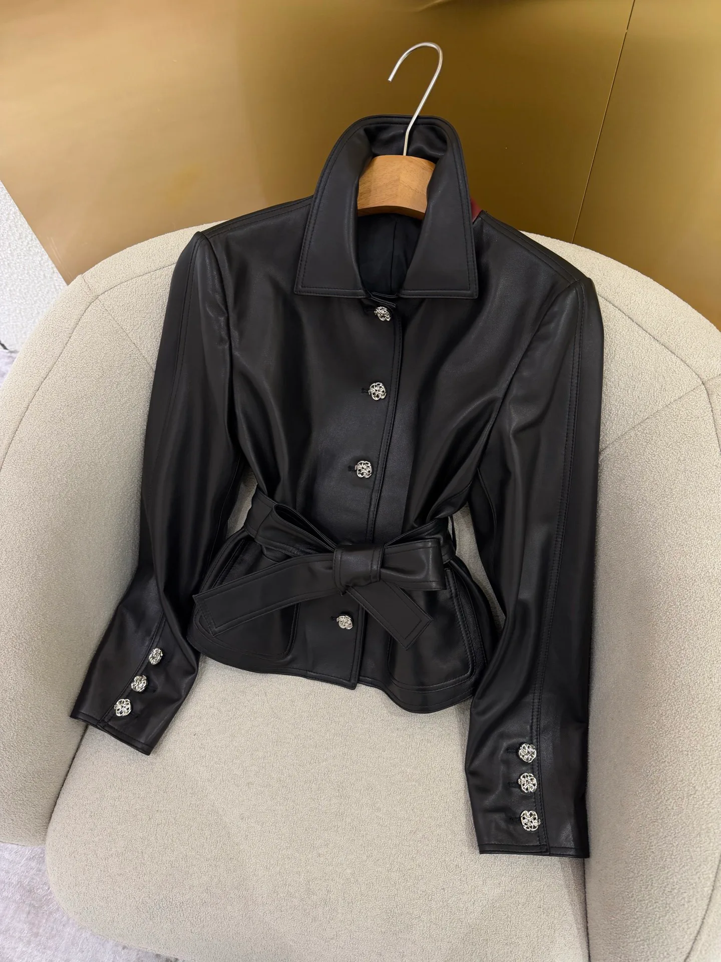 Women's Leather Jackets And Sheepskin Coats CHANEL 17802378