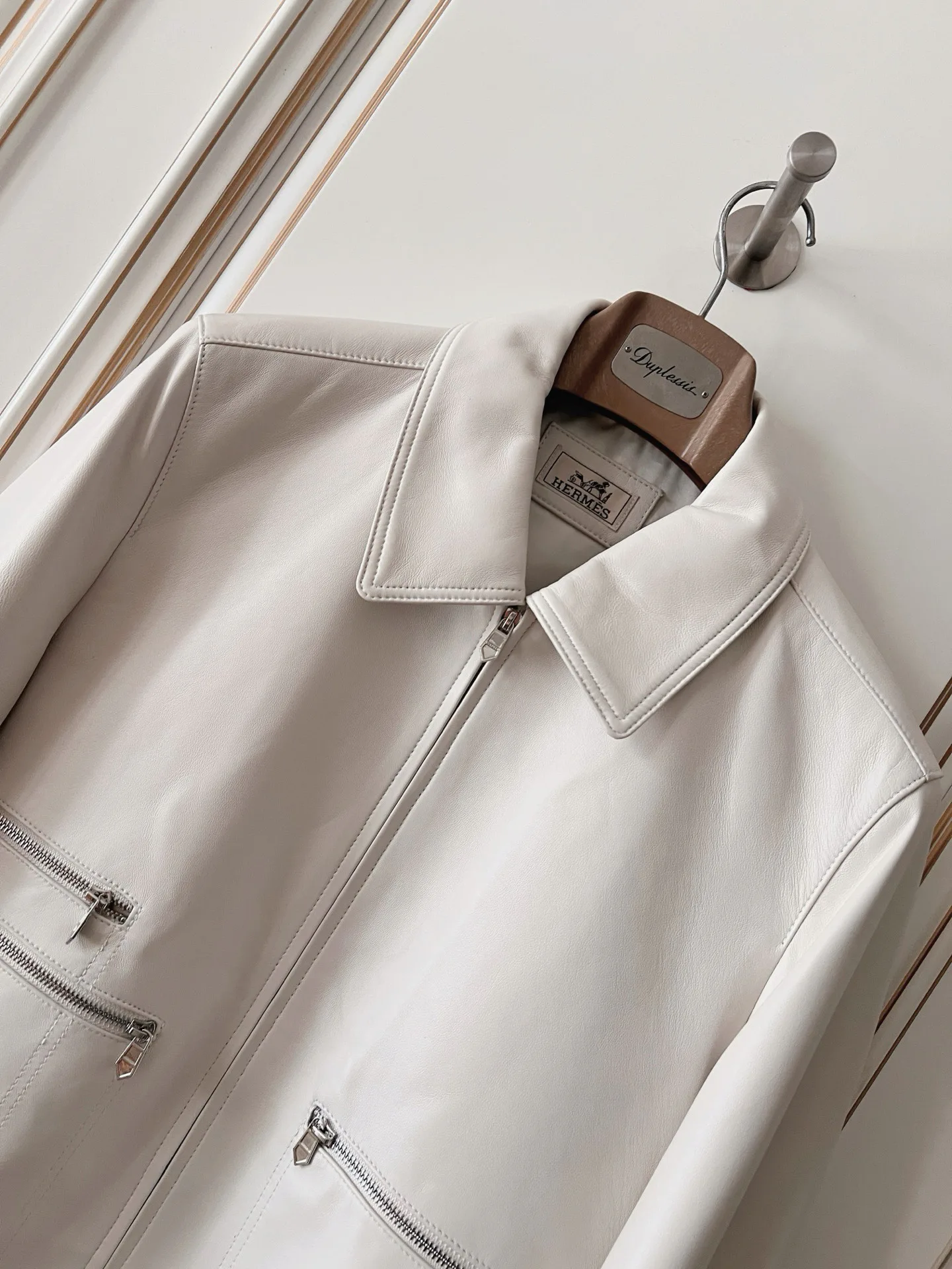 Women's Leather Jackets And Sheepskin Coats HERMES 18408999