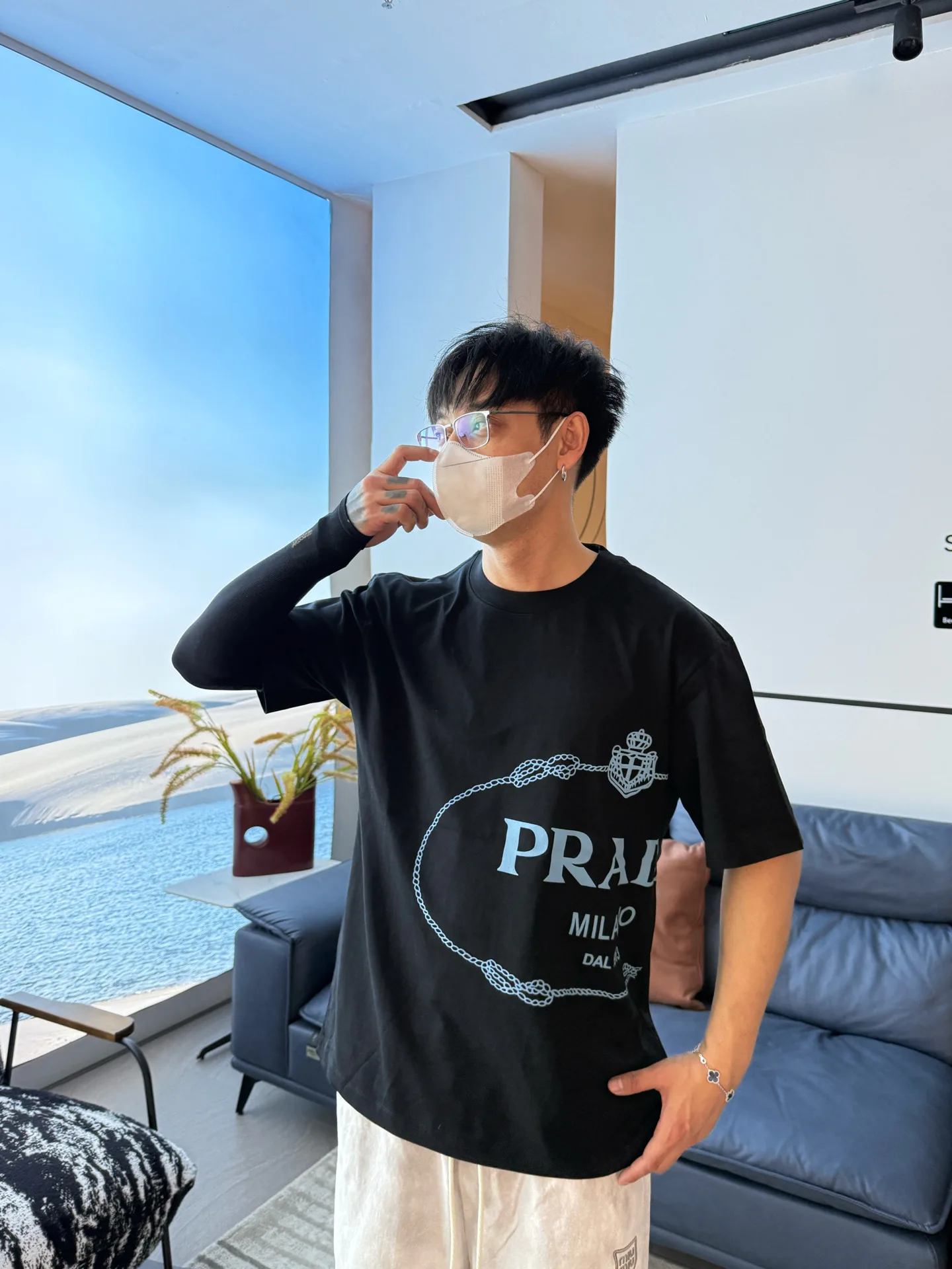 Men's T-Shirts PRADA 17037364