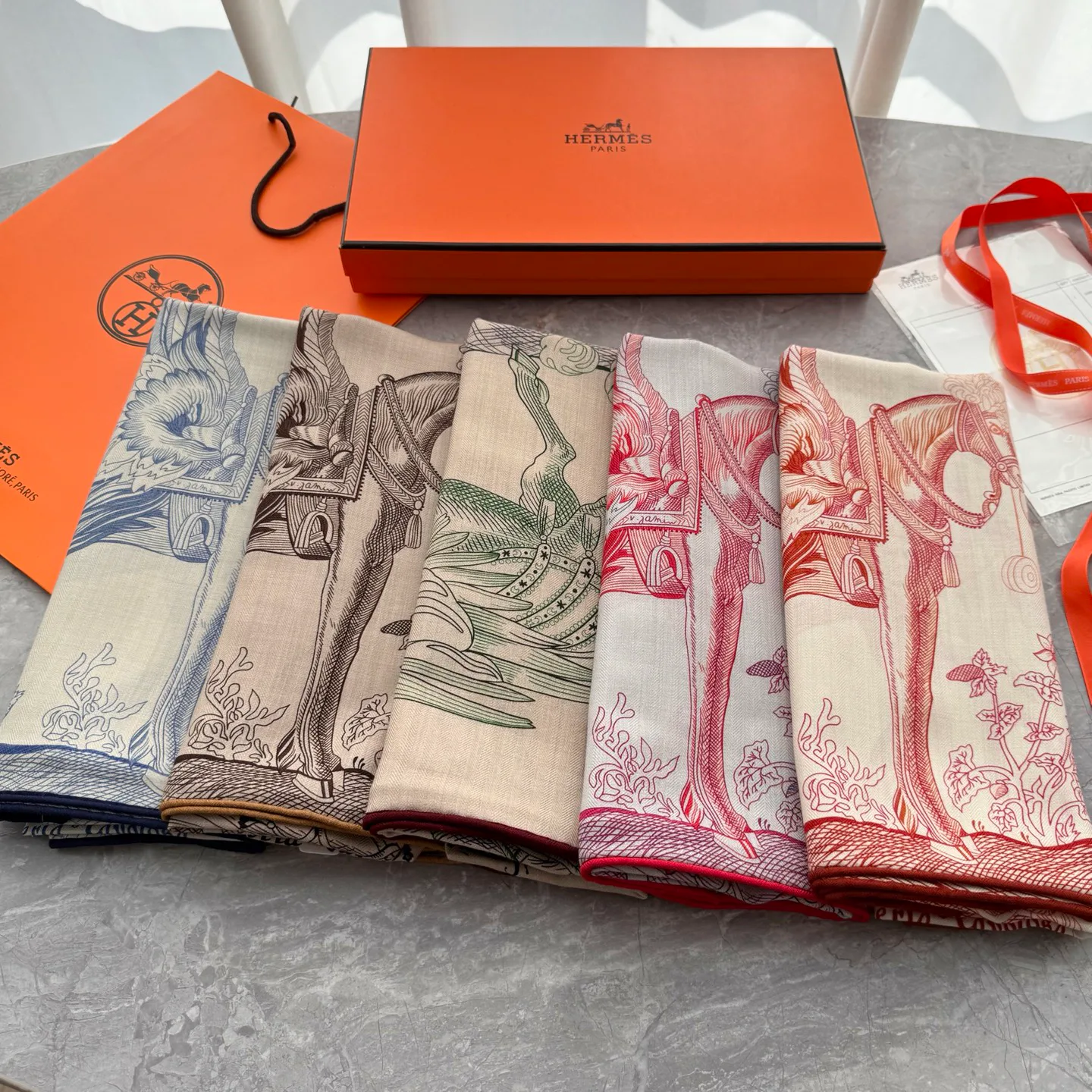 Silk Scarves HERMES 18474411