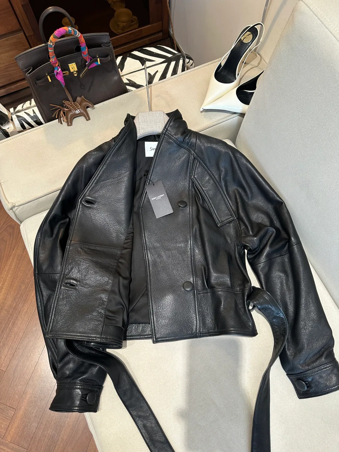 Women's Leather Jackets And Sheepskin Coats SAINT LAURENT 18040798
