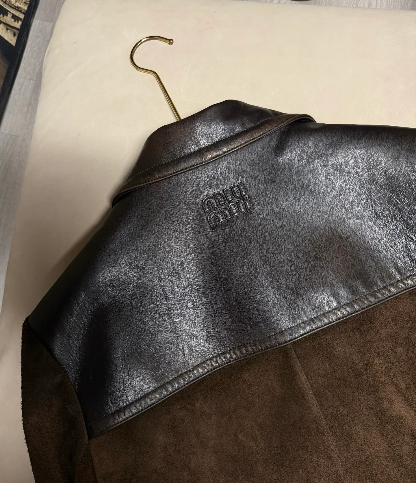 Women's Leather Jackets And Sheepskin Coats MIU MIU 18358904