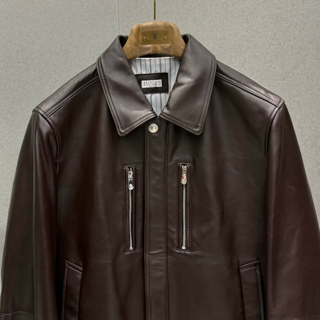 Men's Leather Jackets And Sheepskin Coats BRUNELLO CUCINELLI 17329879
