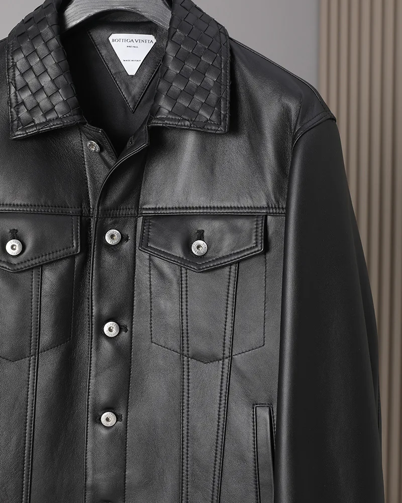 Men's Leather Jackets And Sheepskin Coats BOTTEGA VENETA 18157016