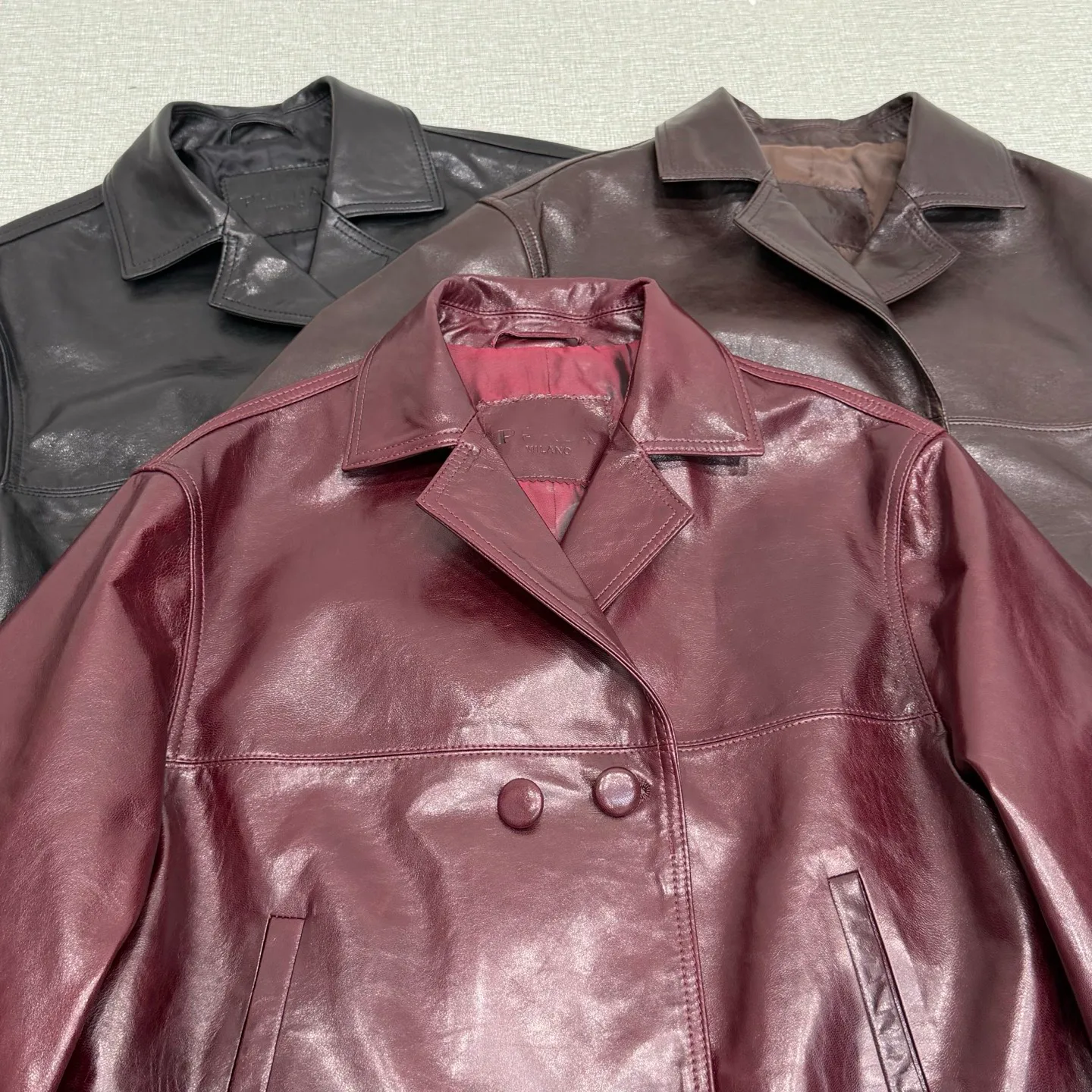 Women's Leather Jackets And Sheepskin Coats PRADA 18090503