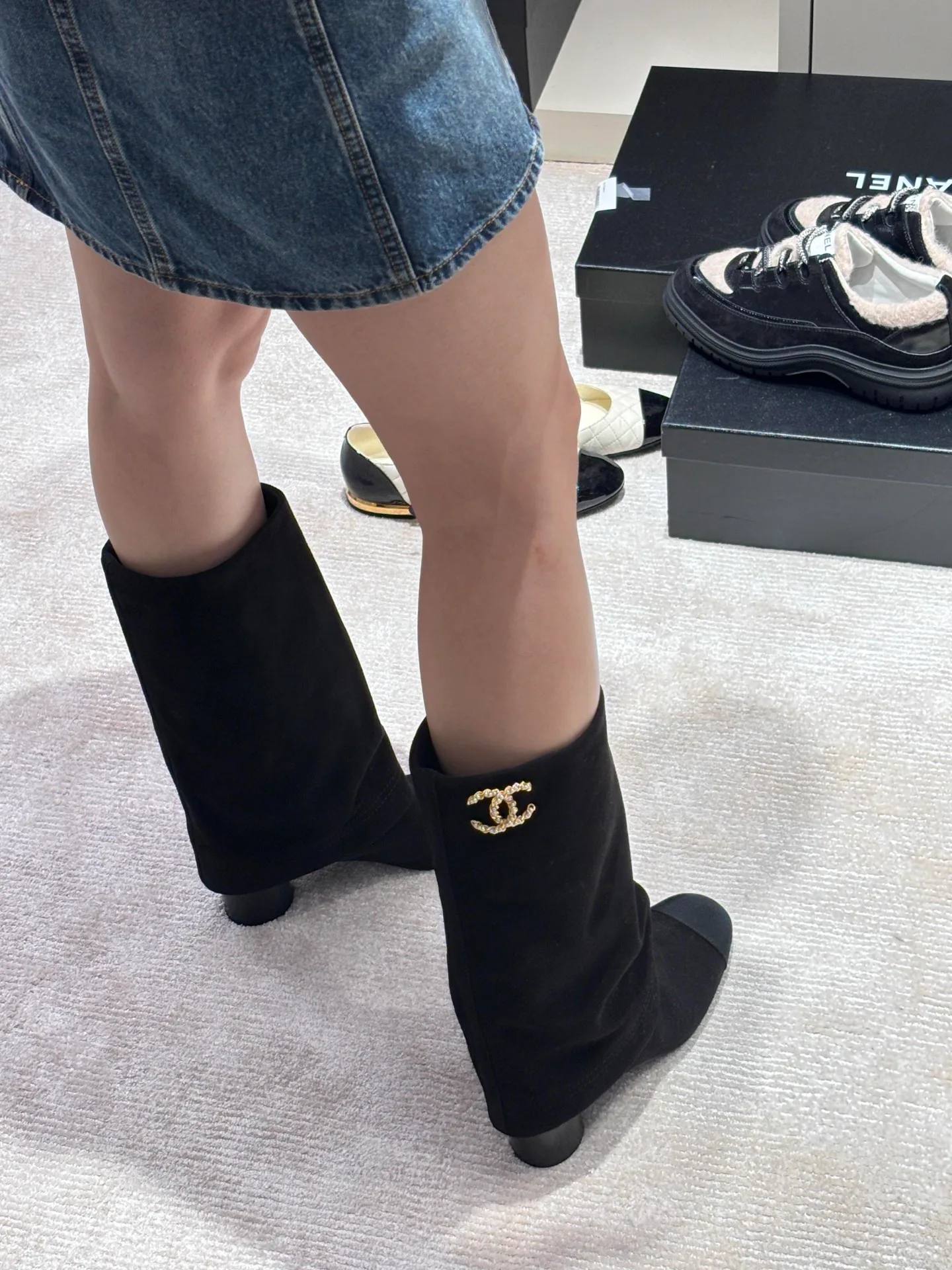 Women's Boots CHANEL 18198939