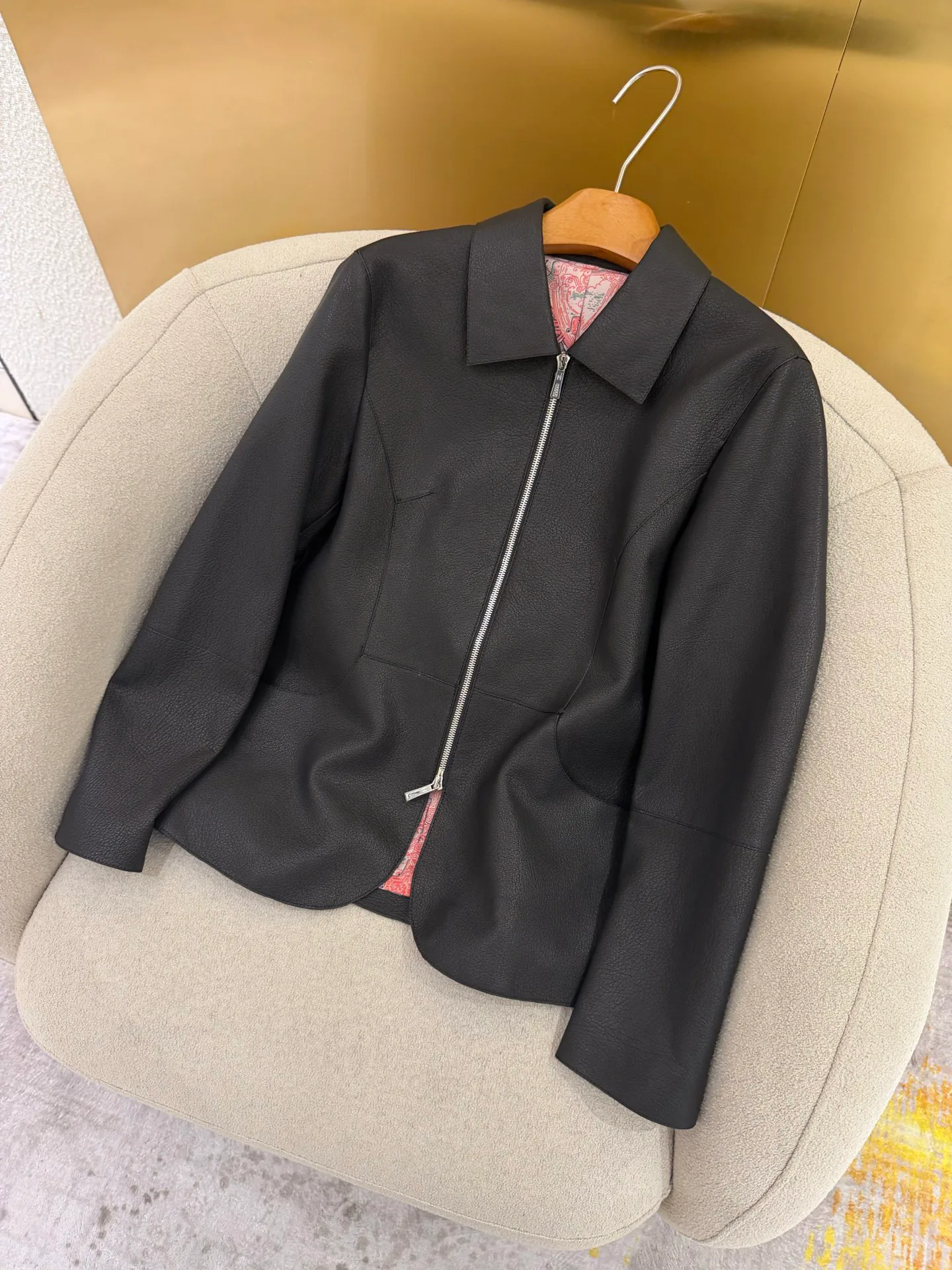 Women's Leather Jackets And Sheepskin Coats HERMES 17959243