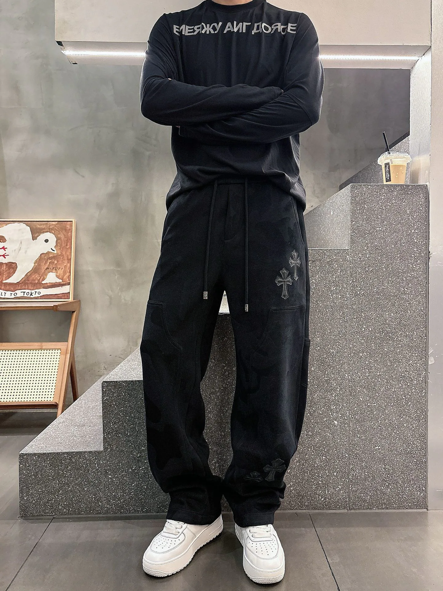 Брюки Мужские Chrome Hearts 18596834