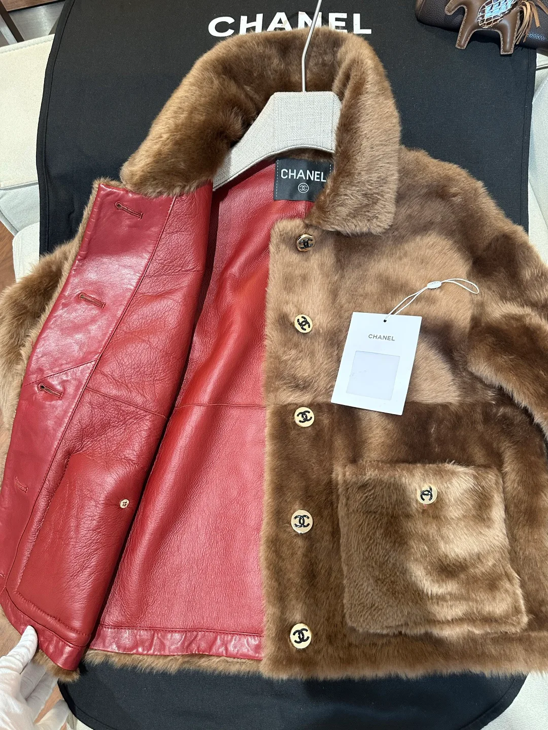 Women's Leather Jackets And Sheepskin Coats CHANEL 18040597