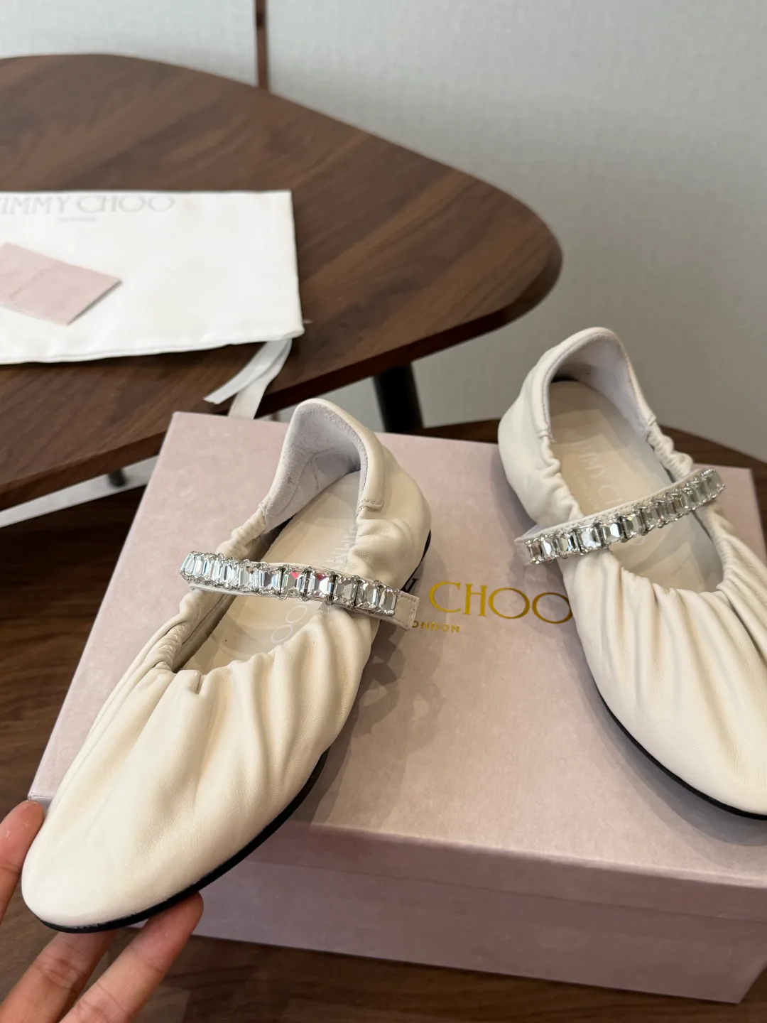 Women's Ballet Flats JIMMY CHOO 18258082