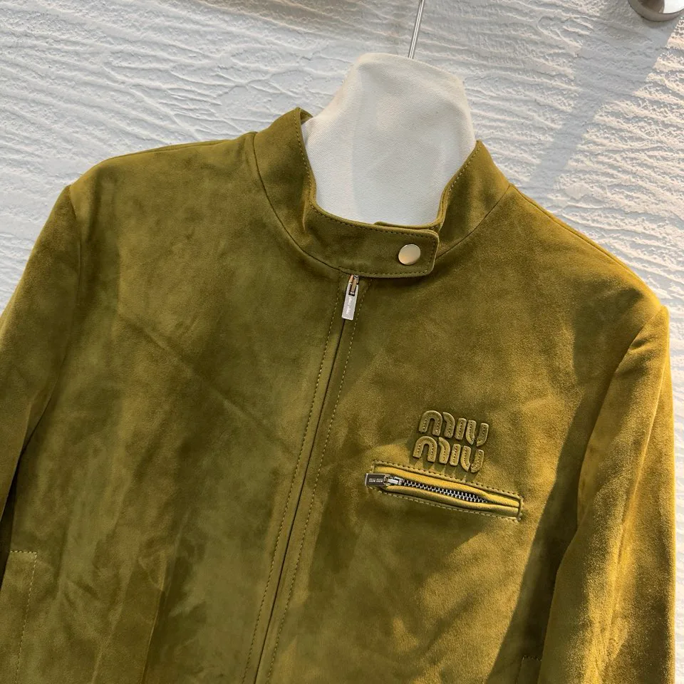 Women's Leather Jackets And Sheepskin Coats MIU MIU 17733467