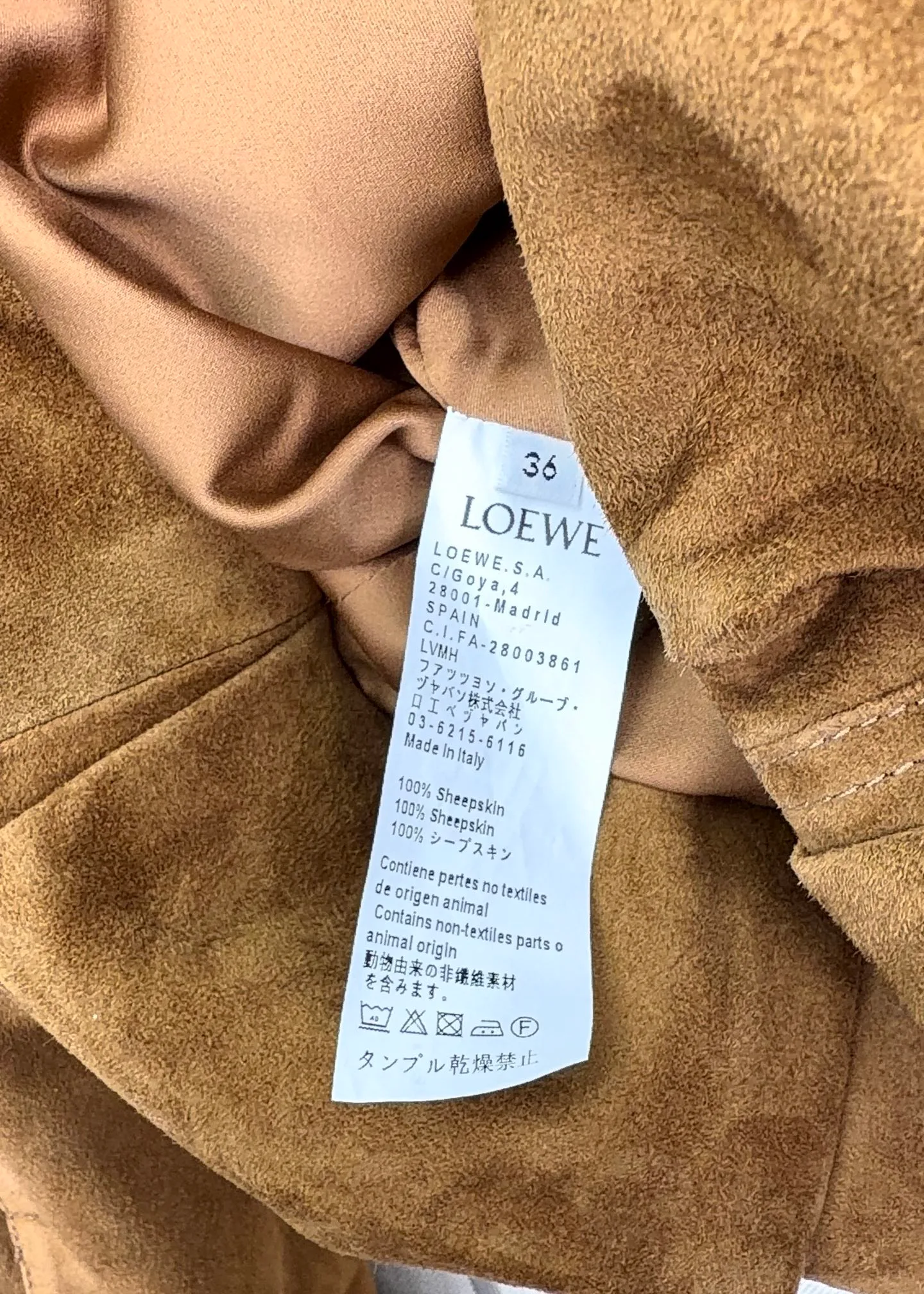 Women's Leather Jackets And Sheepskin Coats LOEWE 18113326