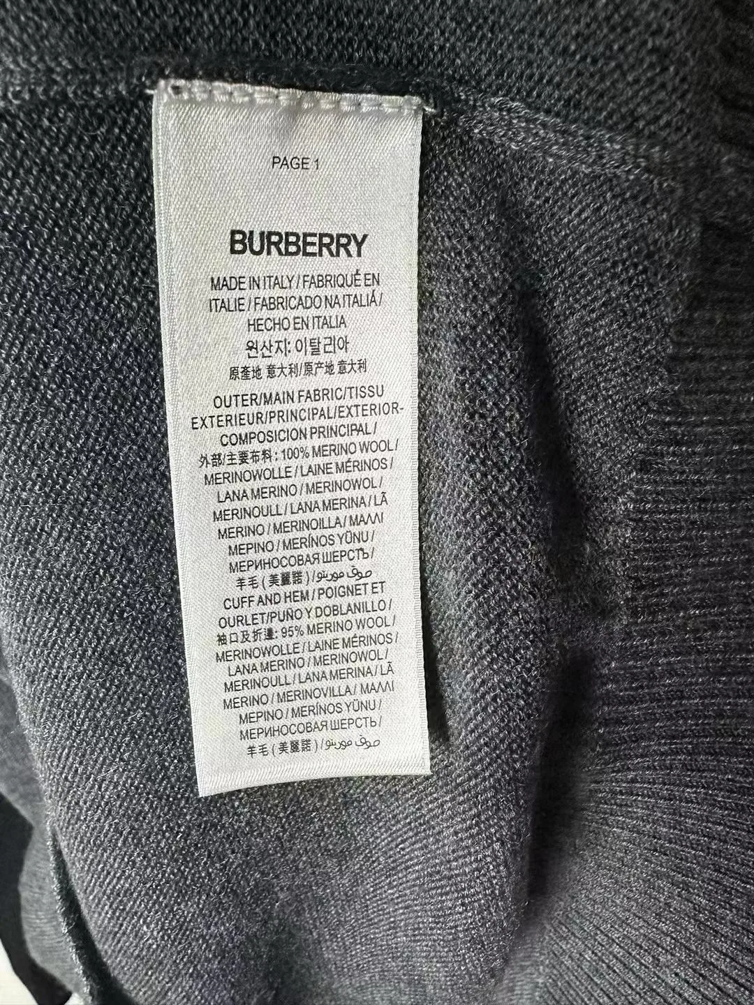 Men's Jumpers And Sweaters BURBERRY 18215803