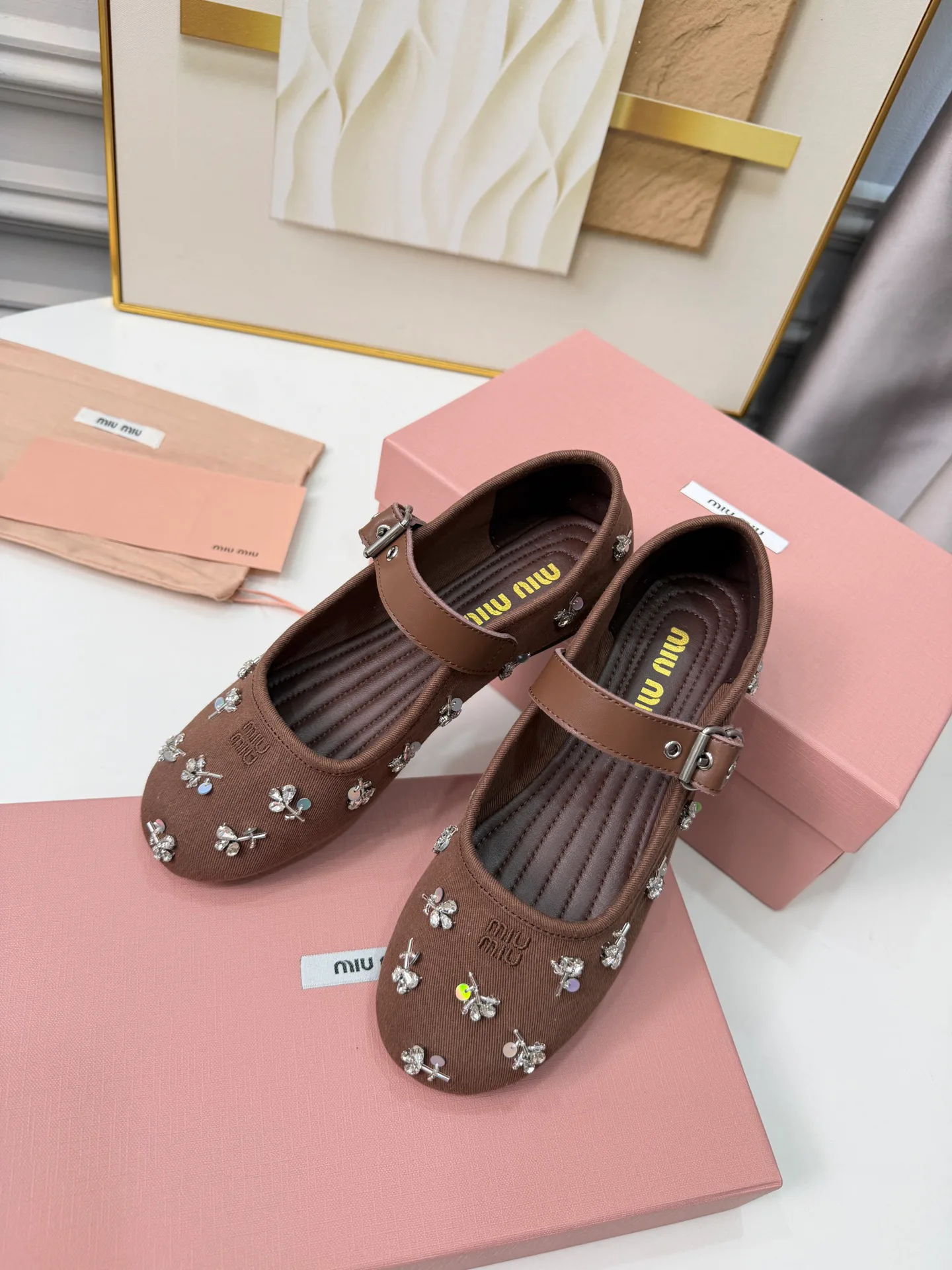 Women's Ballet Flats MIU MIU 17835686