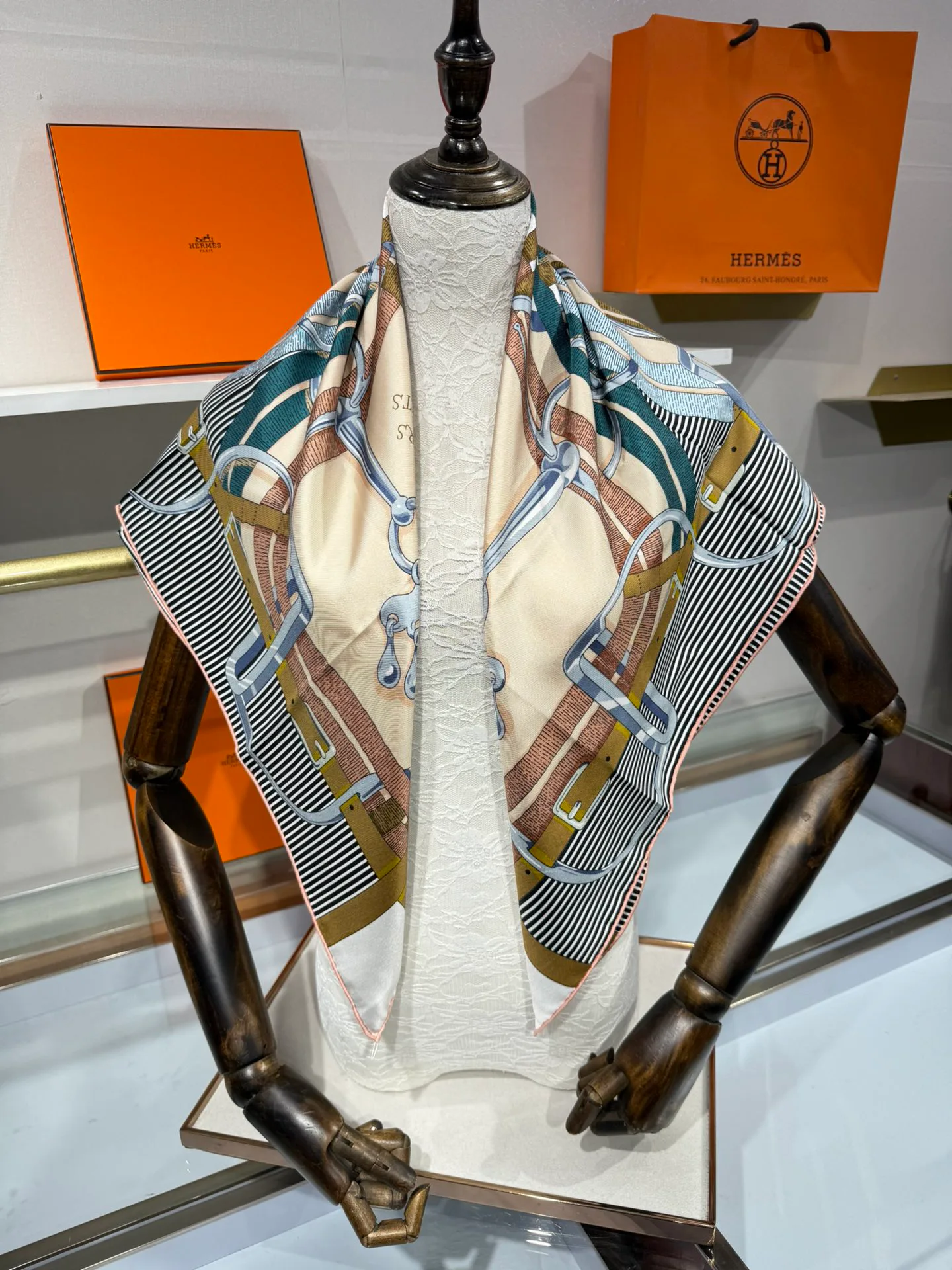 Silk Scarves HERMES 17543249