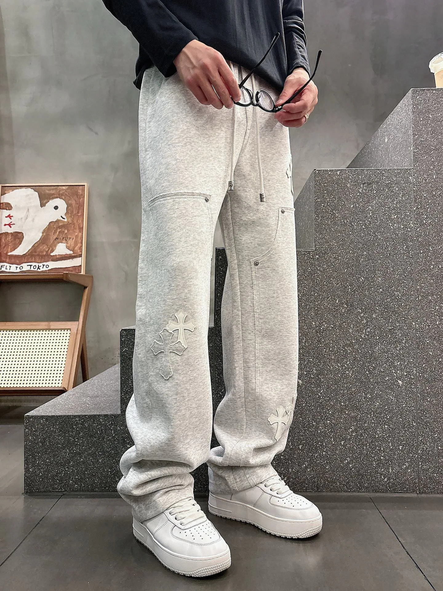 Брюки Мужские Chrome Hearts 18596852