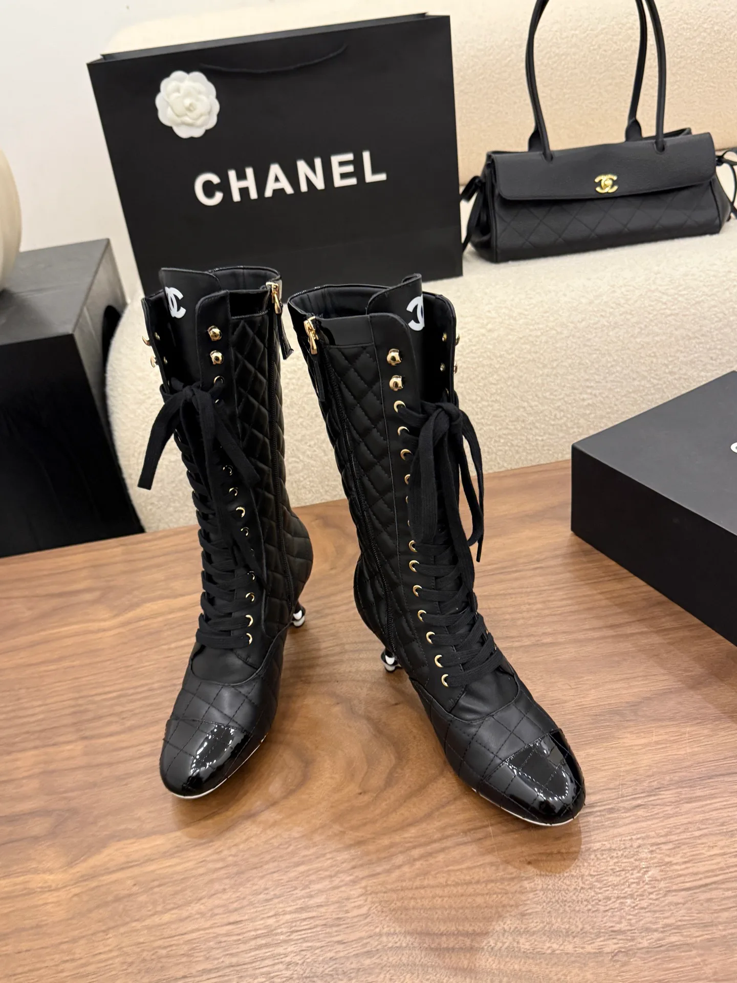 Women's Boots CHANEL 17920836