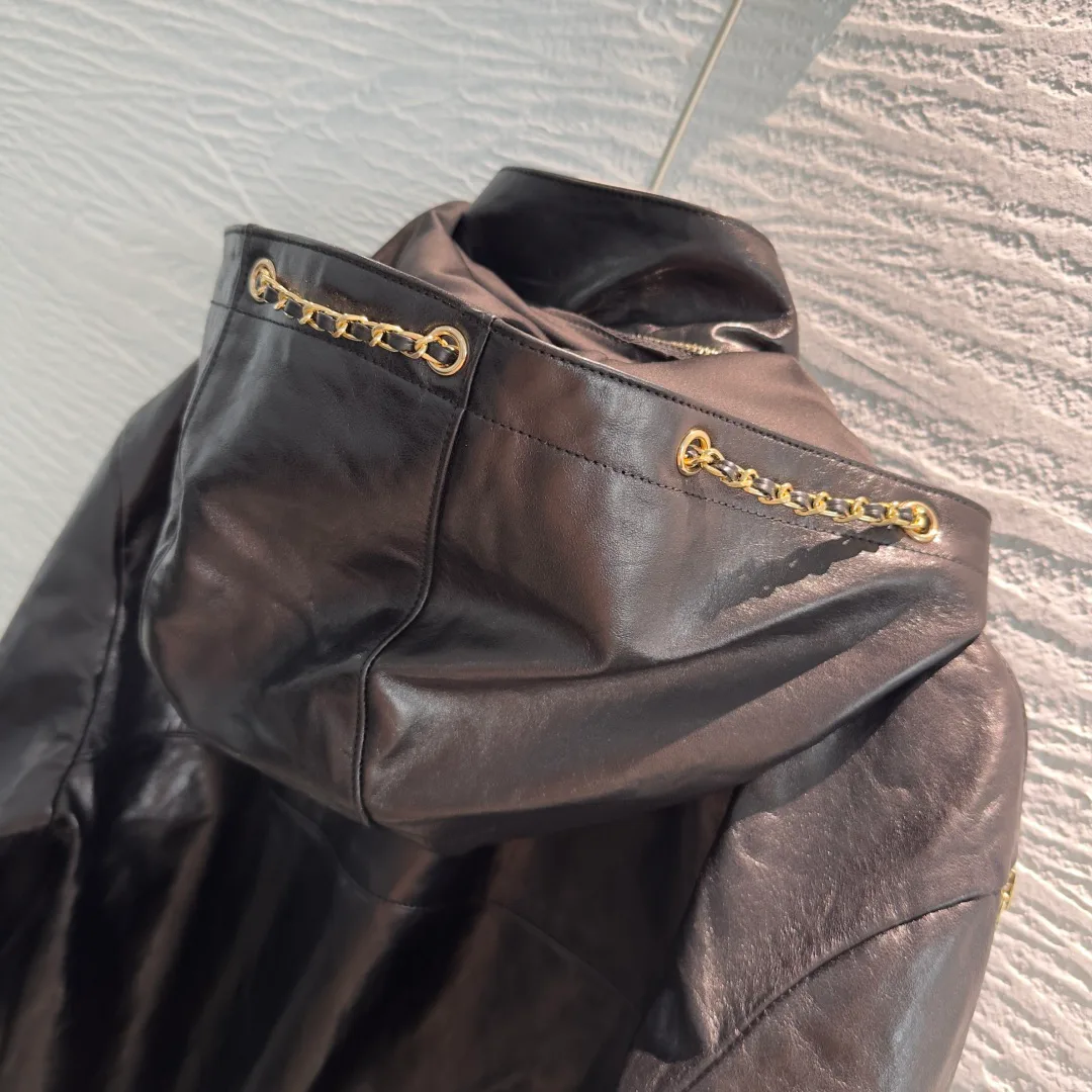 Women's Leather Jackets And Sheepskin Coats CHANEL 17474162