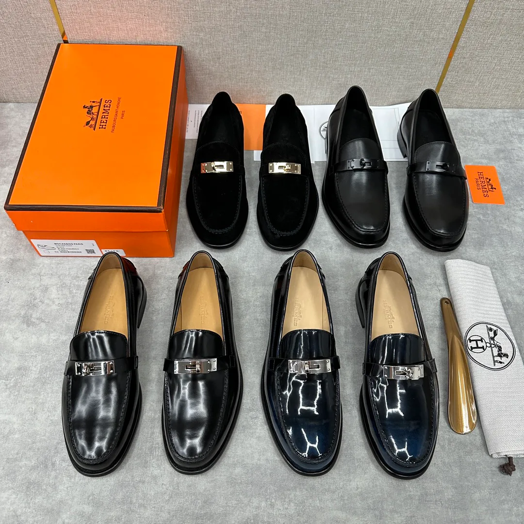 Men's Loafers And Dress Shoes HERMES 18397519