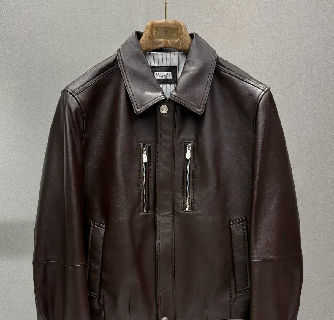 Men's Leather Jackets And Sheepskin Coats BRUNELLO CUCINELLI 17329879