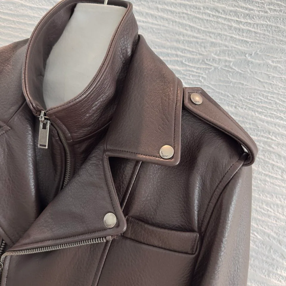 Women's Leather Jackets And Sheepskin Coats SAINT LAURENT 18090128