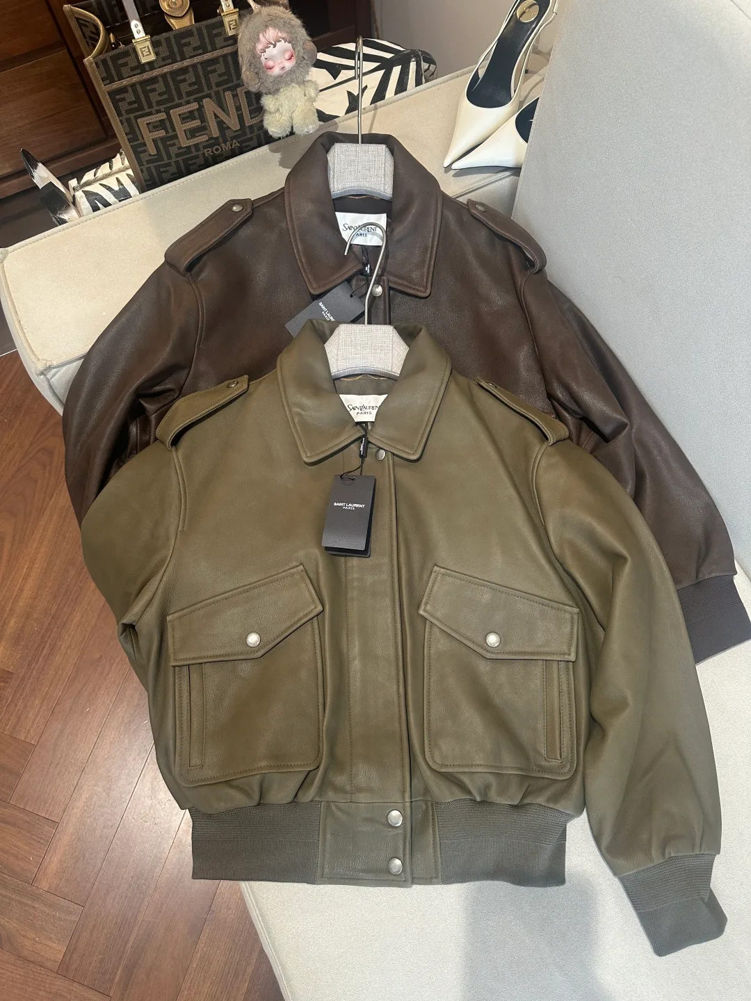 Women's Leather Jackets And Sheepskin Coats SAINT LAURENT 17766373