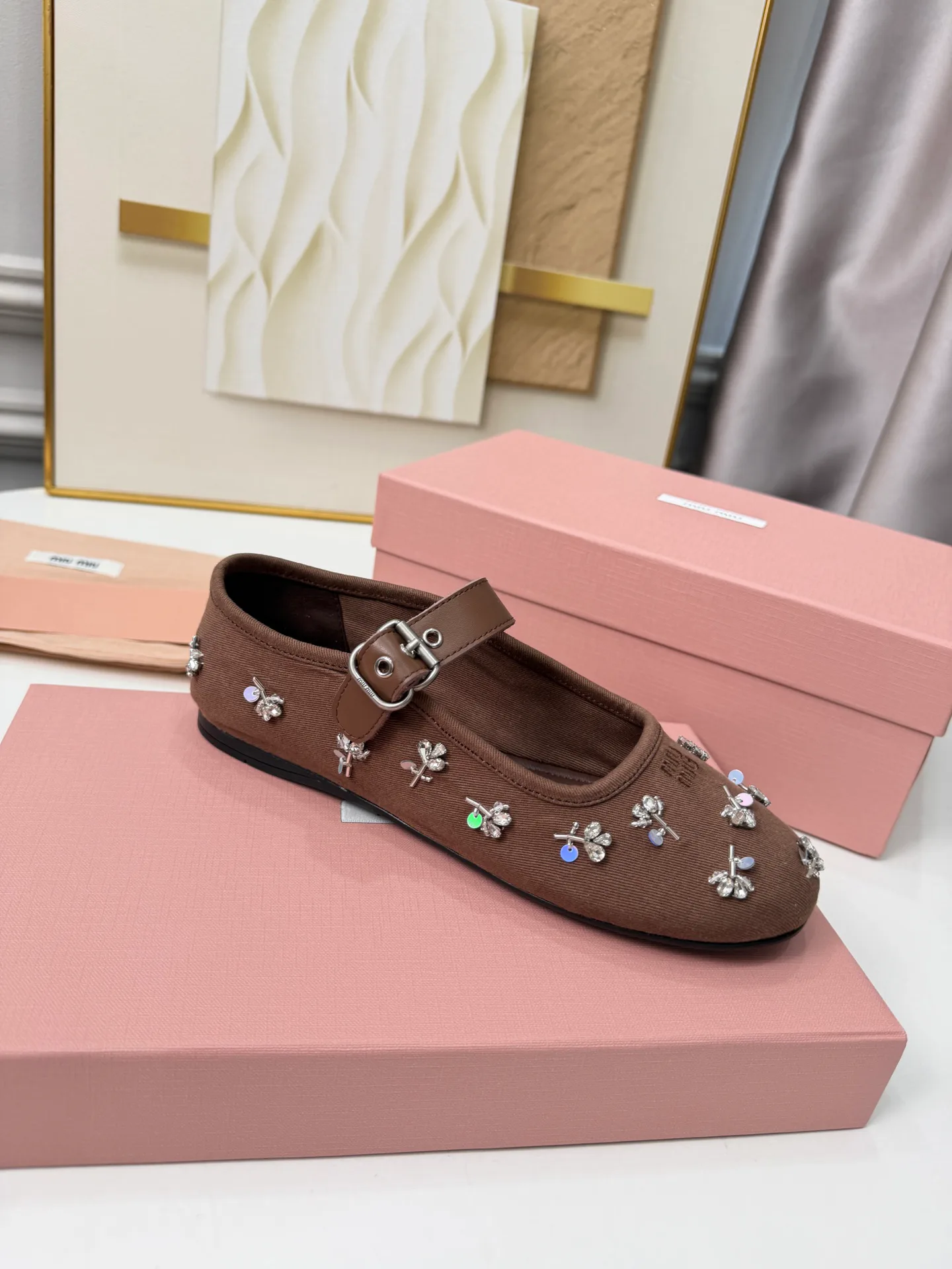 Women's Ballet Flats MIU MIU 17835686