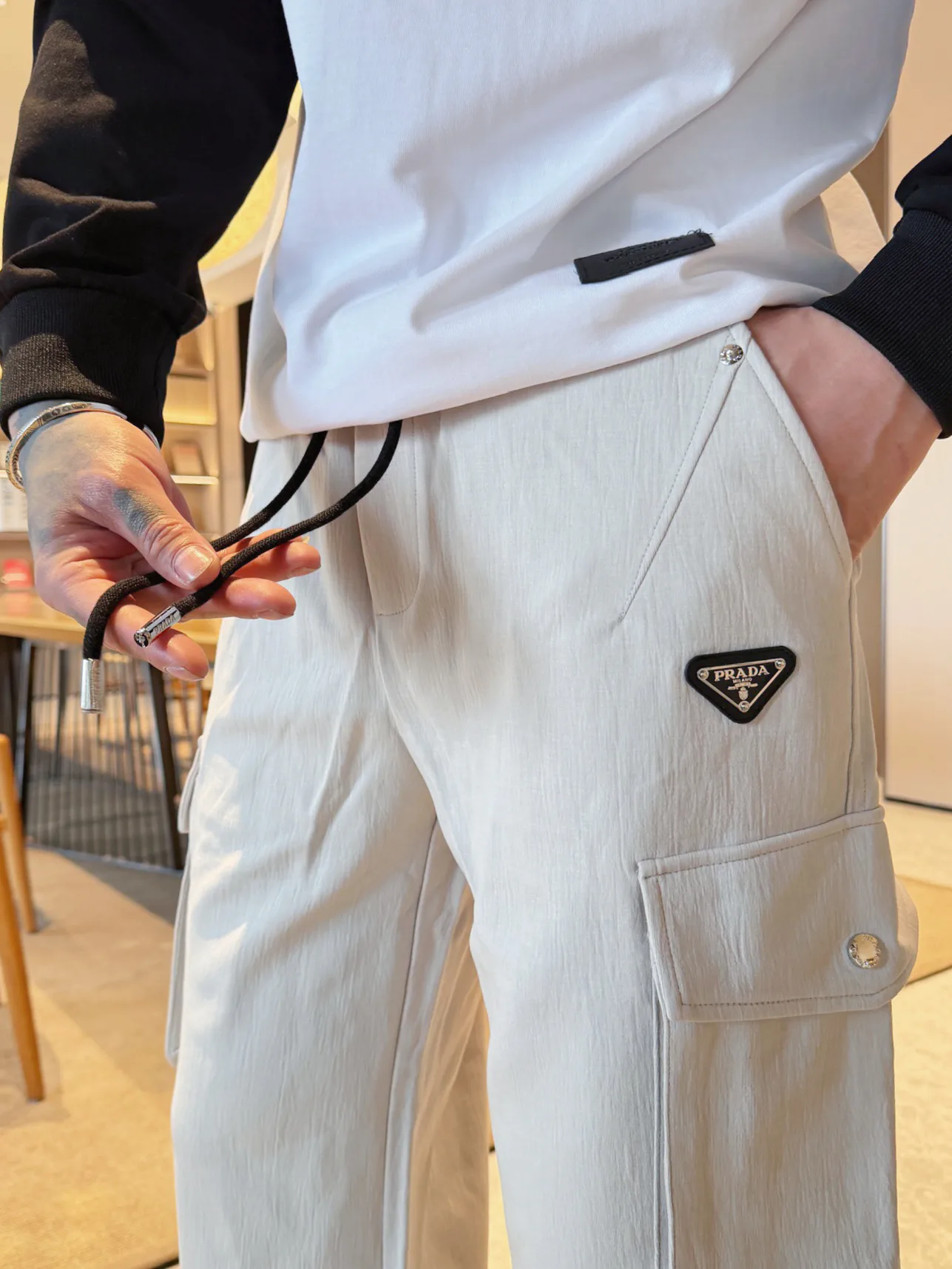 Men's Trousers PRADA 18345746