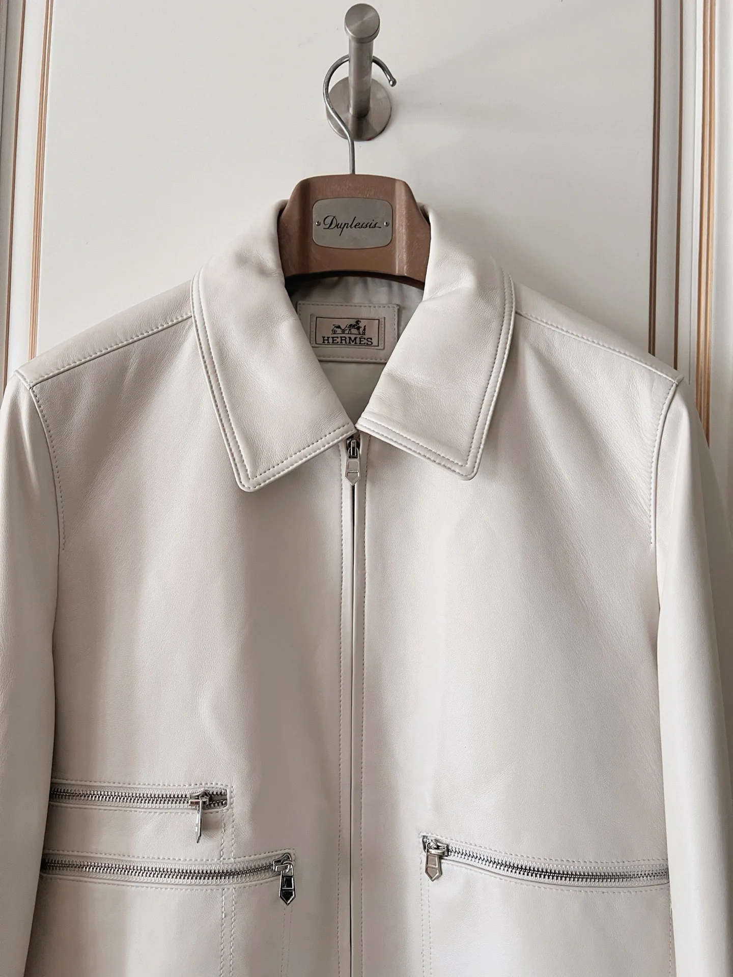 Women's Leather Jackets And Sheepskin Coats HERMES 18408999