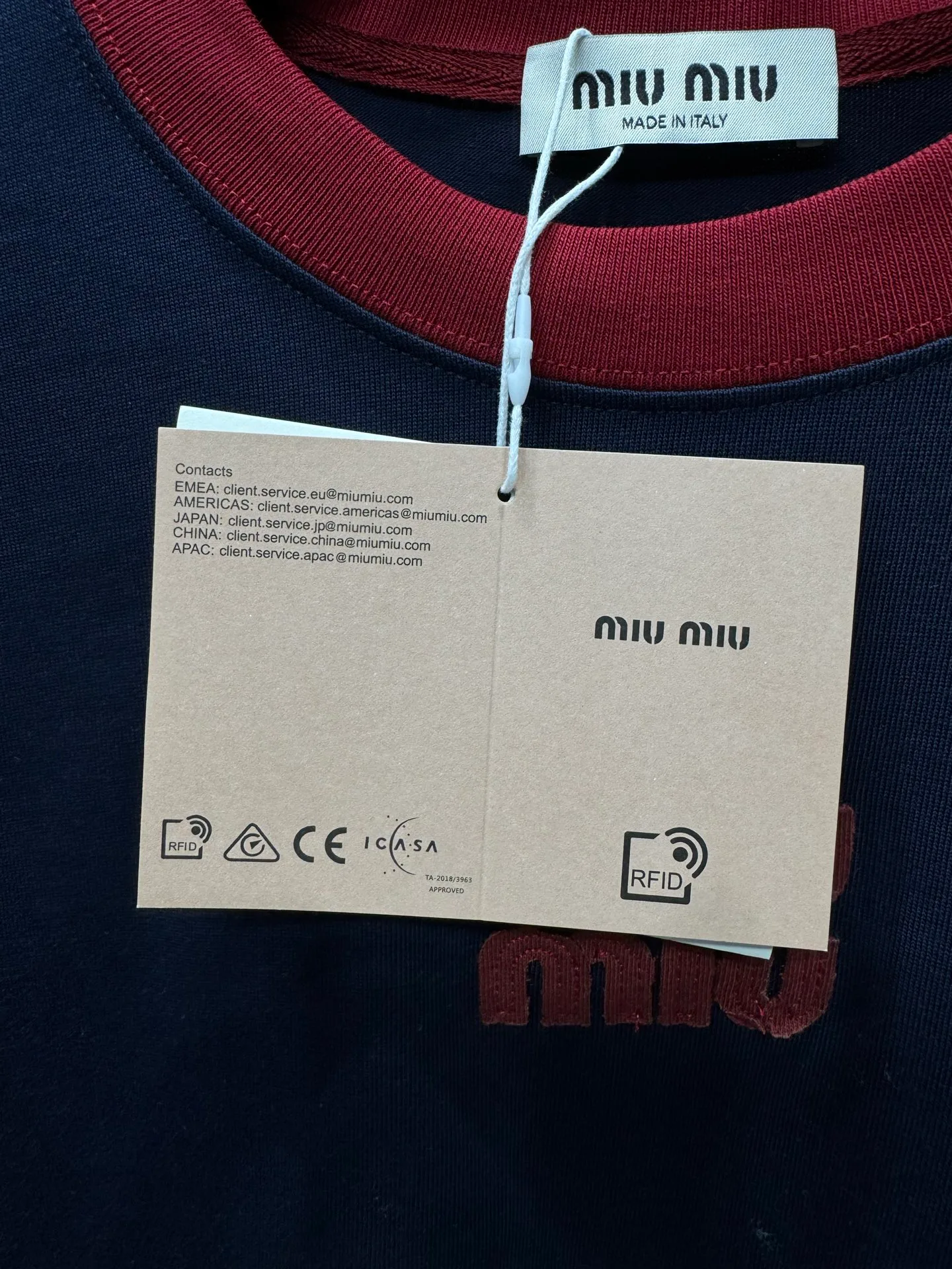 Men's T-Shirts MIU MIU 17924674