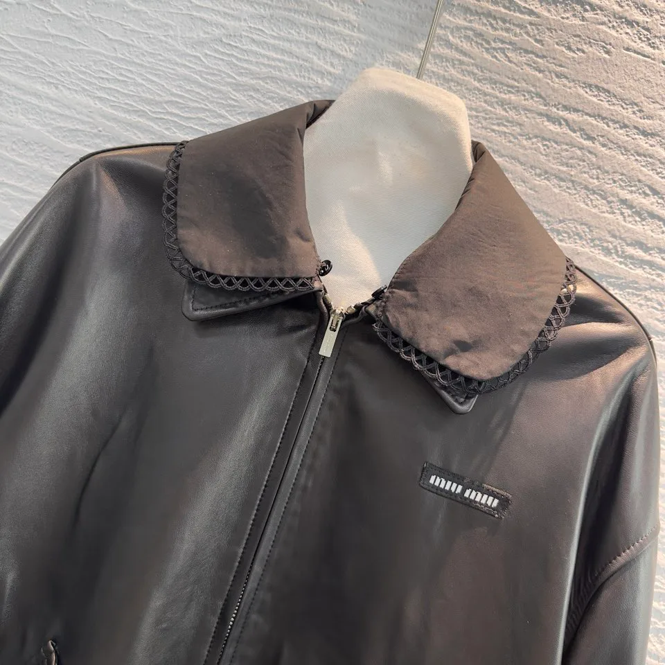 Women's Leather Jackets And Sheepskin Coats MIU MIU 17733443