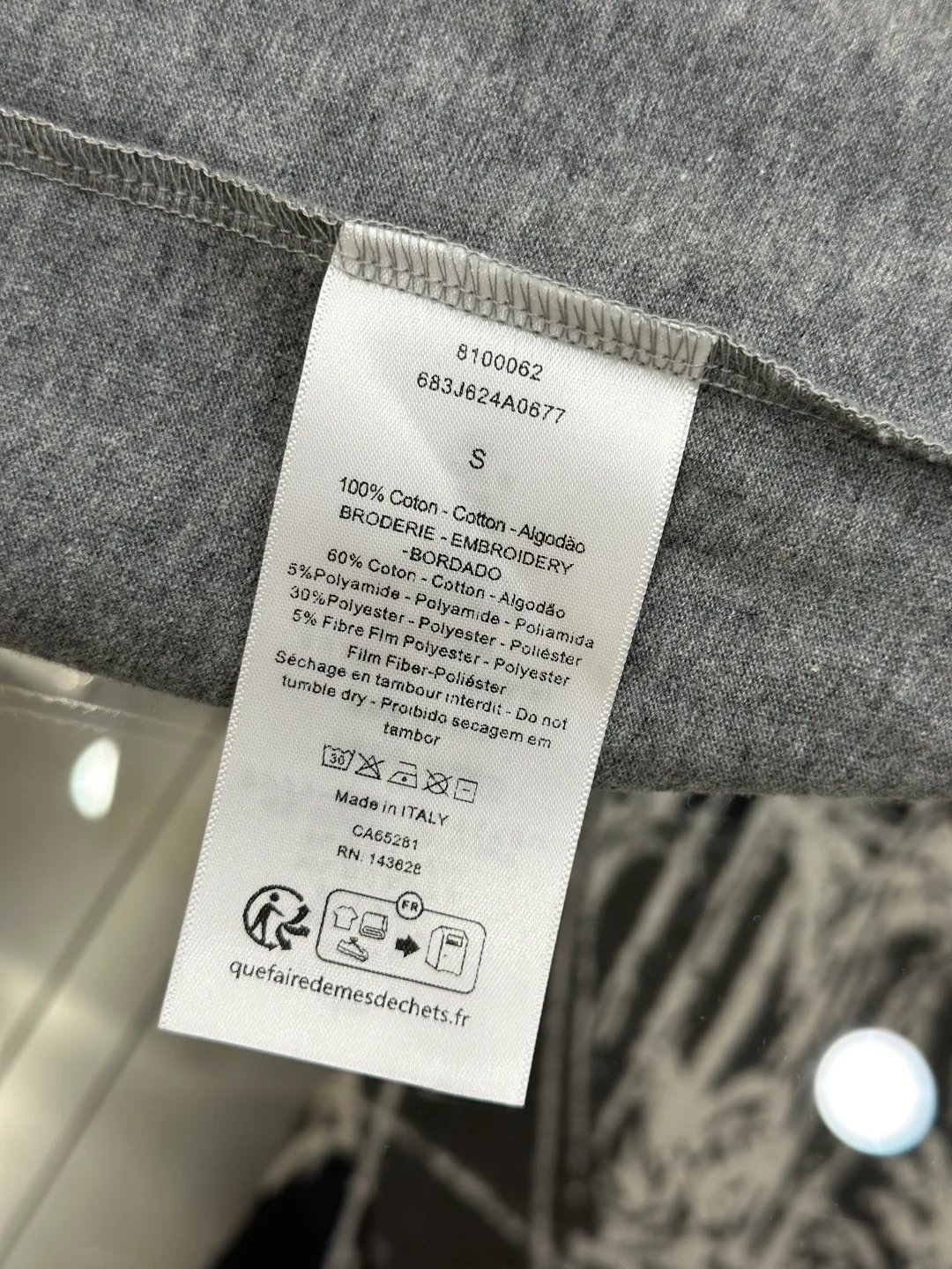 Men's T-Shirts CHRISTIAN DIOR 17480522