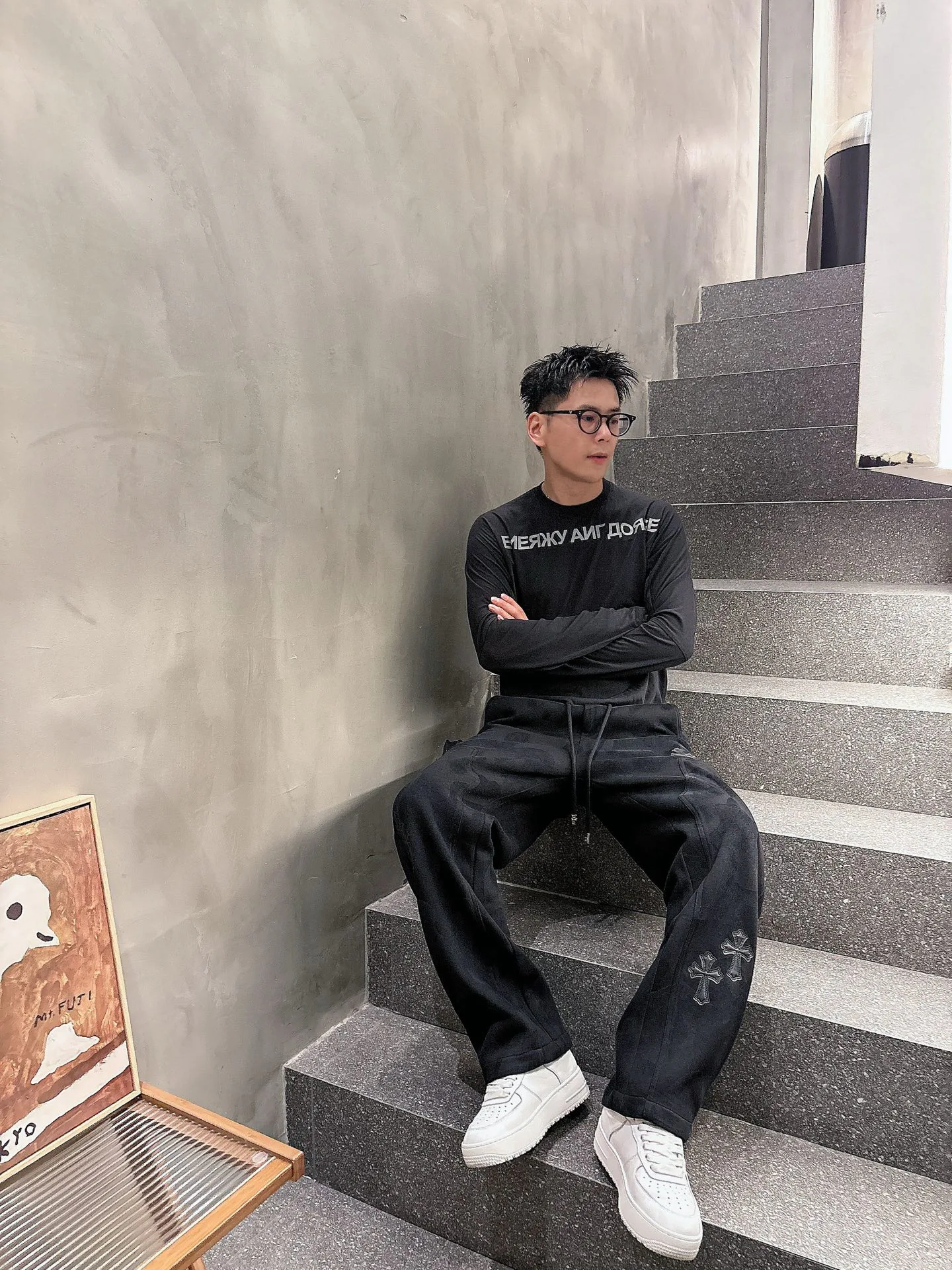 Брюки Мужские Chrome Hearts 18596834