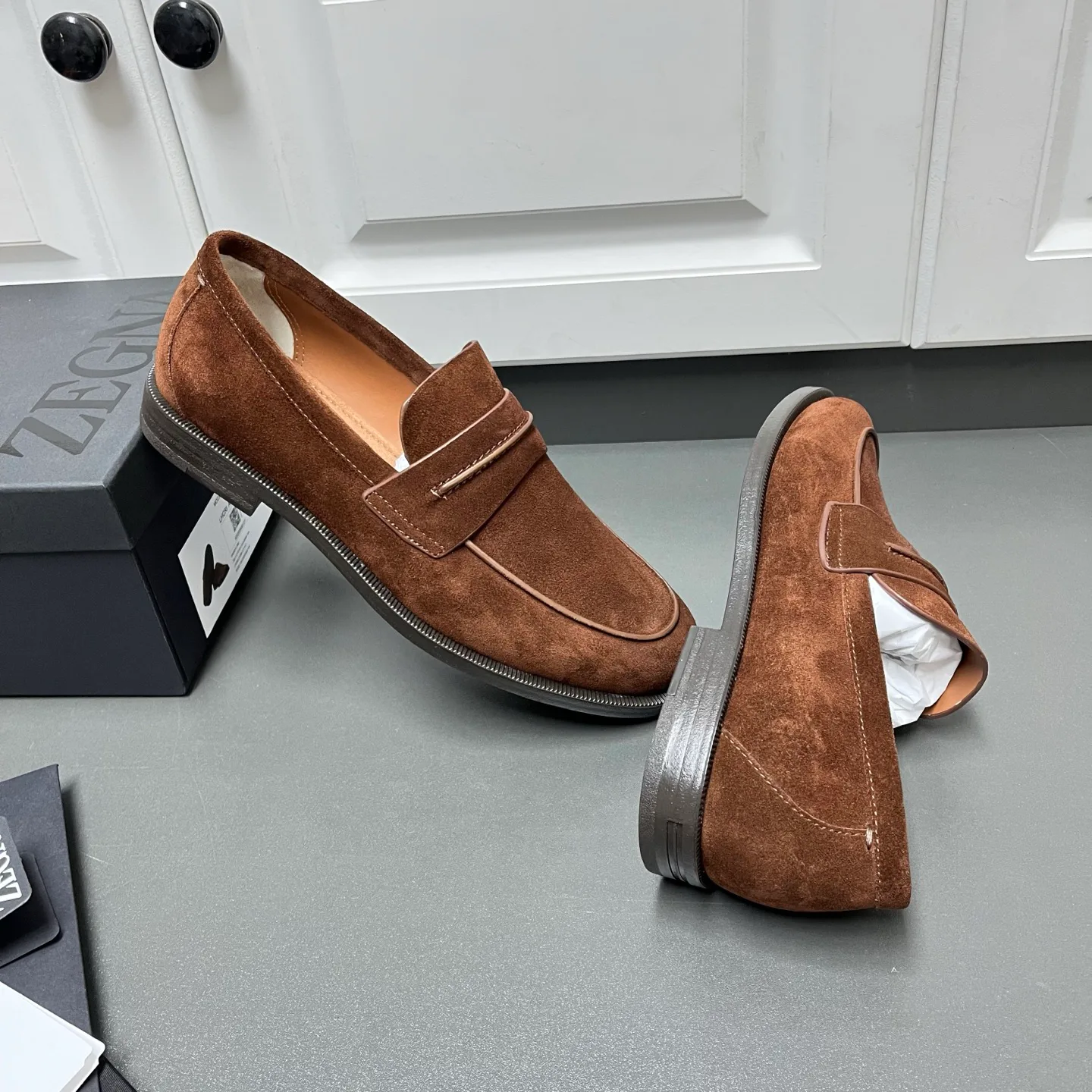 Men's Loafers And Dress Shoes ZEGNA 18500161