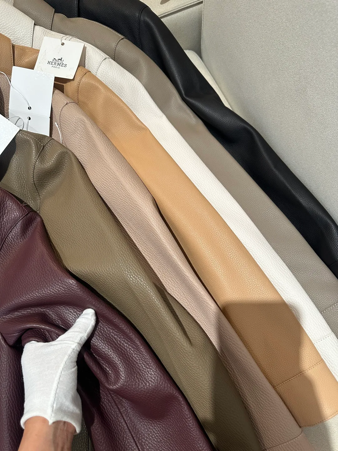 Women's Leather Jackets And Sheepskin Coats HERMES 18312605
