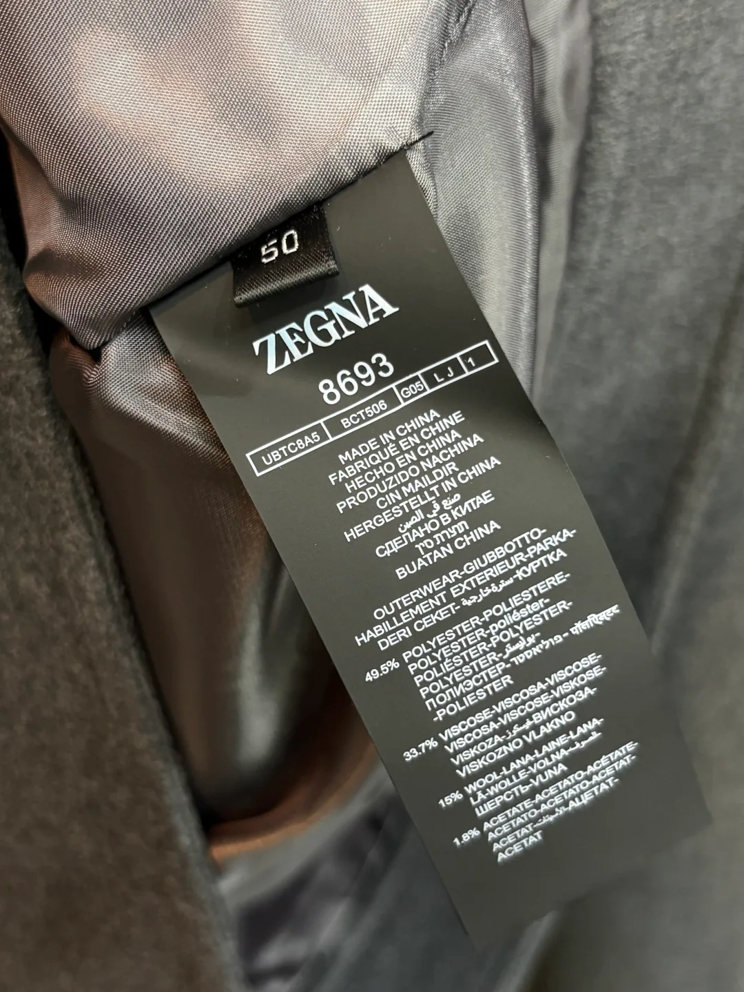 Men's Jackets And Down Jackets ZEGNA 18140312