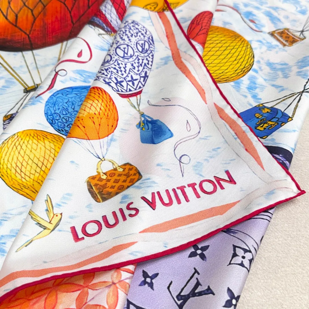 Silk Scarves LOUIS VUITTON 18501143