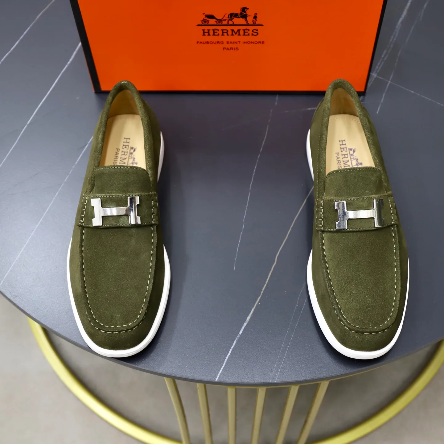 Men's Loafers And Dress Shoes HERMES 18103104