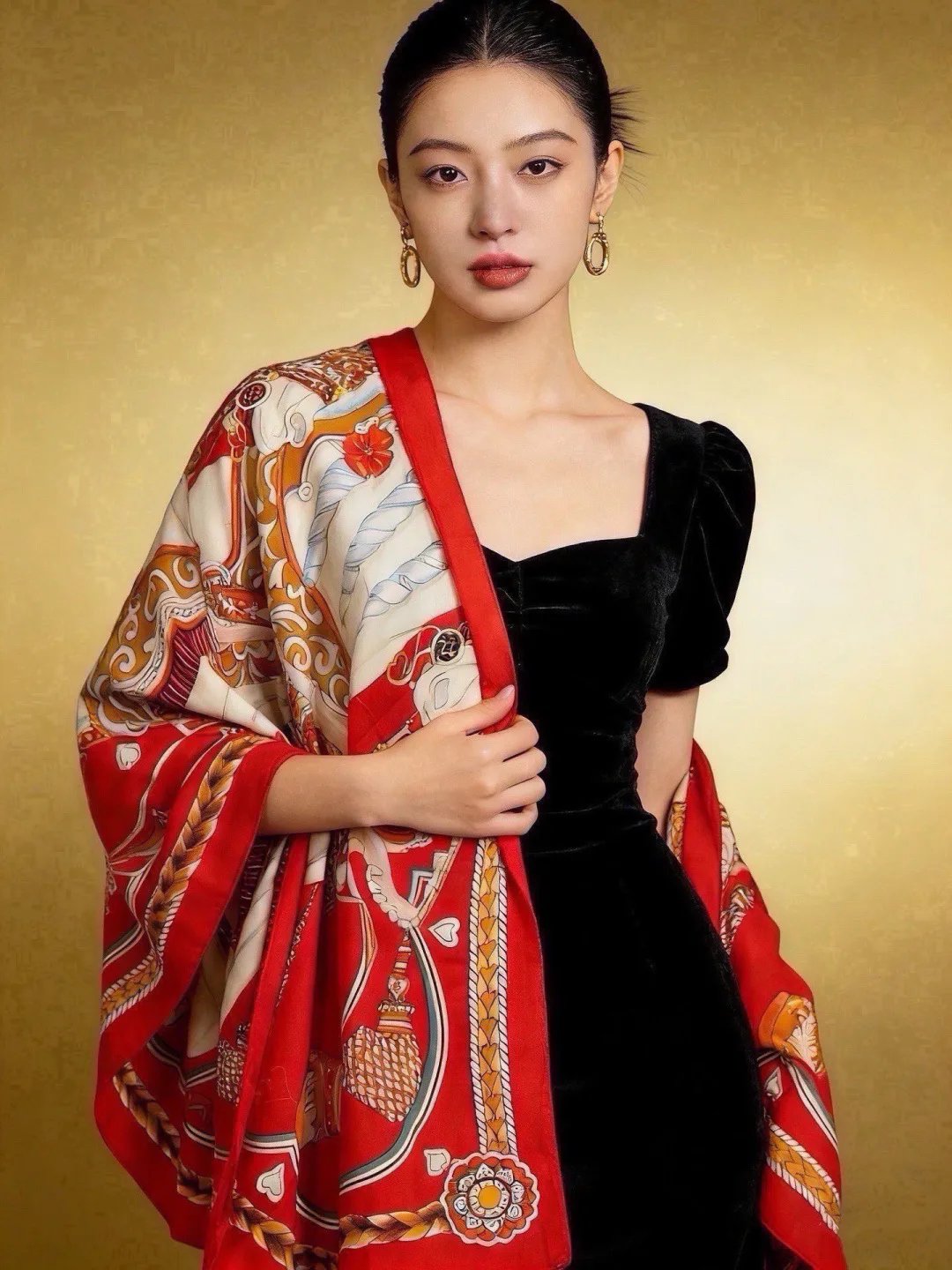 Silk Scarves HERMES 18222556