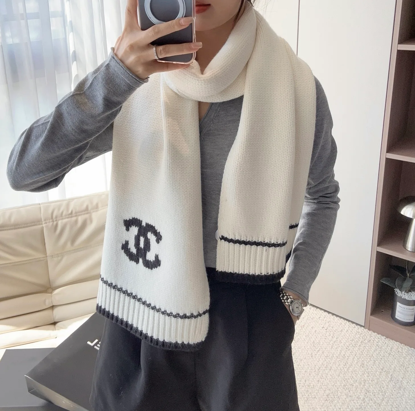 Scarves CHANEL 18401224