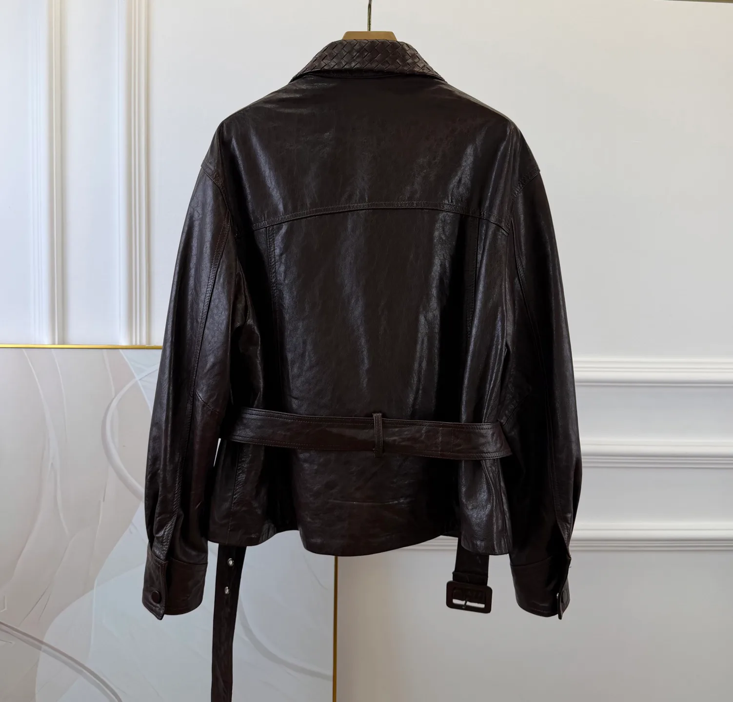 Women's Leather Jackets And Sheepskin Coats BOTTEGA VENETA 18276386