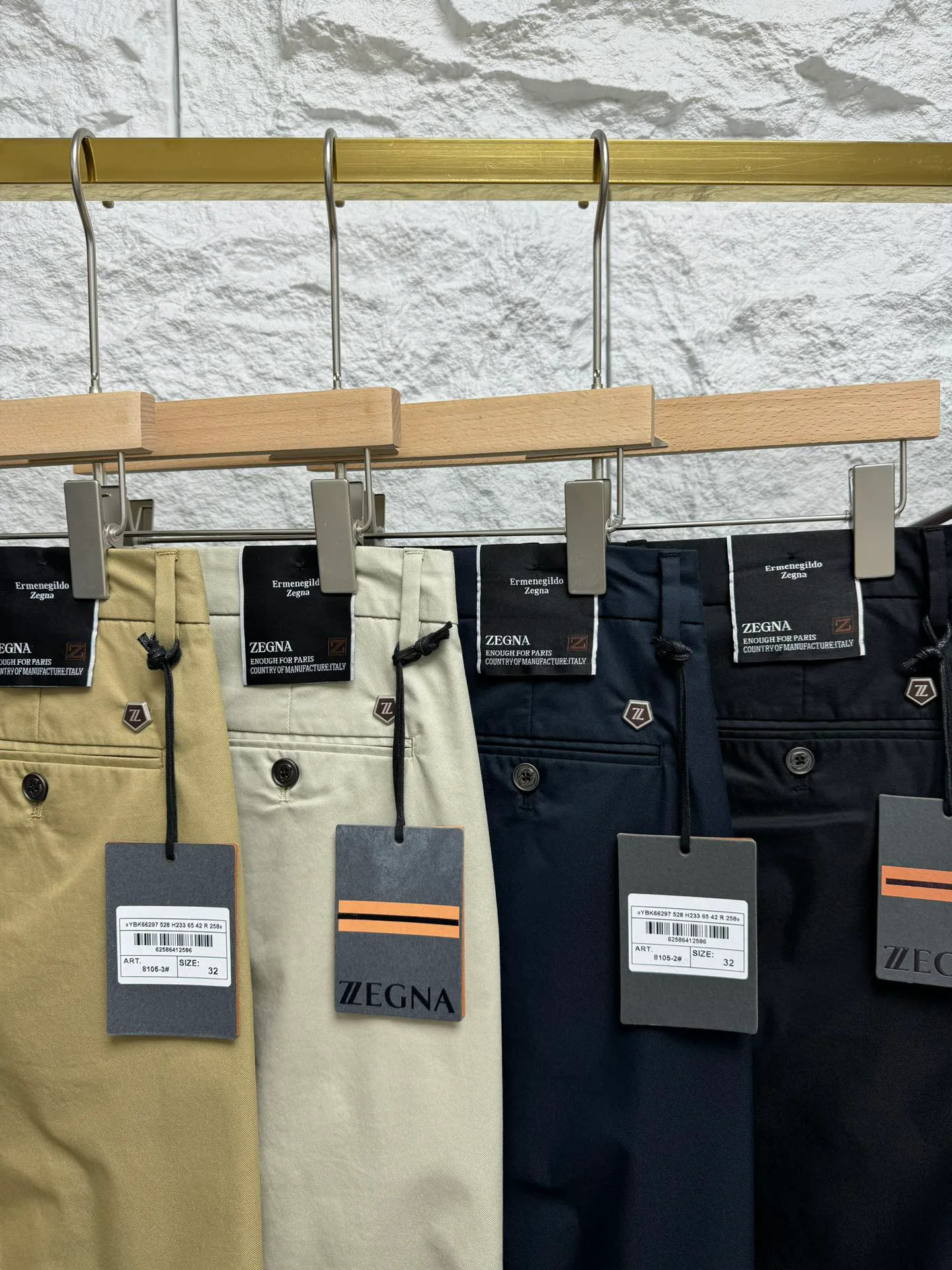 Men's Trousers ZEGNA 17235431