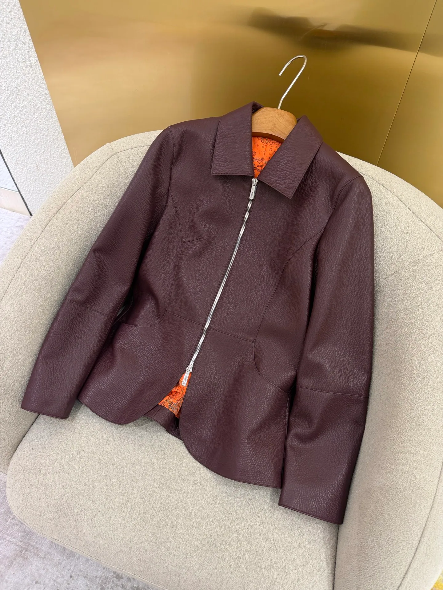 Women's Leather Jackets And Sheepskin Coats HERMES 17959244