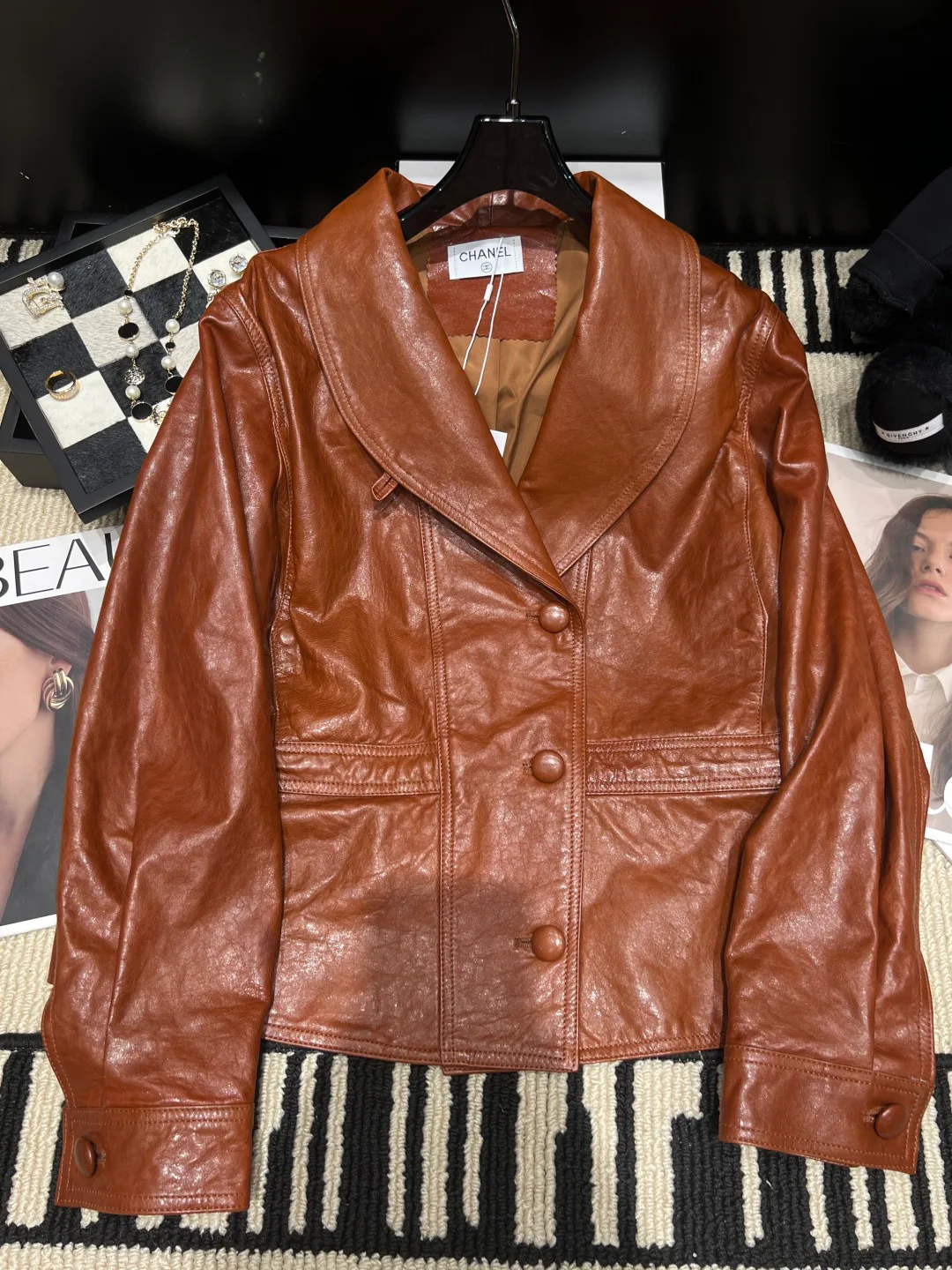 Women's Leather Jackets And Sheepskin Coats CHANEL 18138526