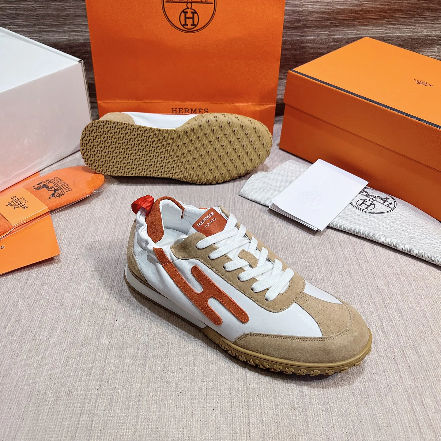 Men's Sneakers HERMES 17749545