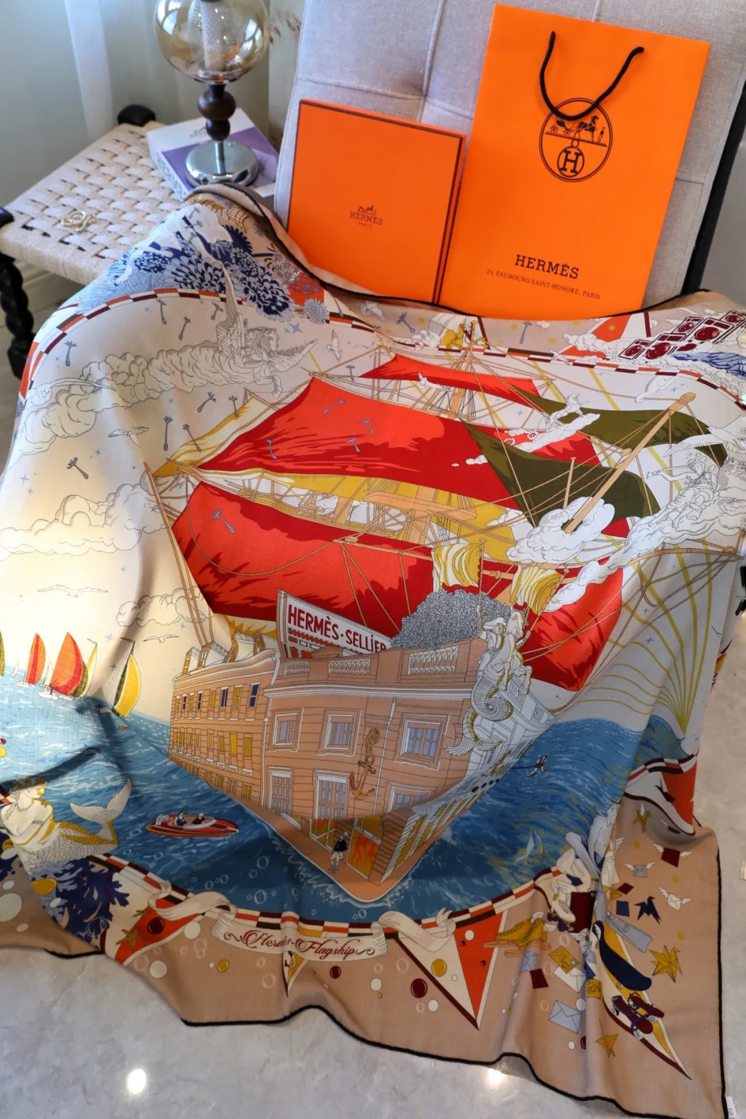 Silk Scarves HERMES 18093511